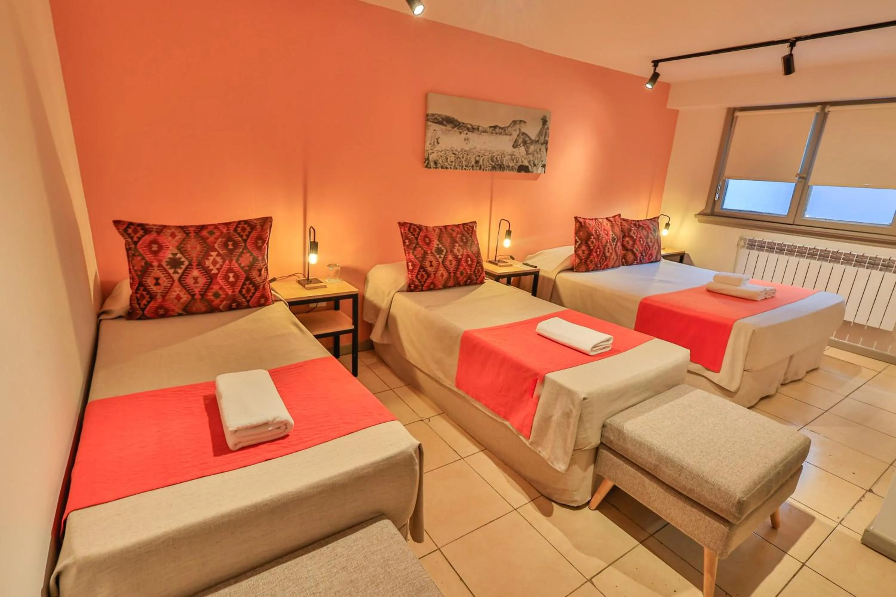 Bed in Hotel Tierra Gaucha