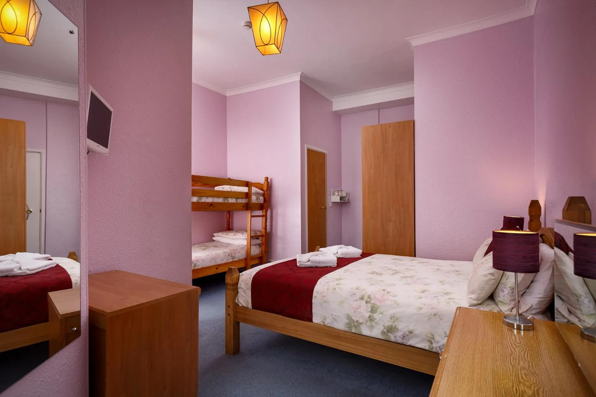 Bed in Cherry Tree Hotel