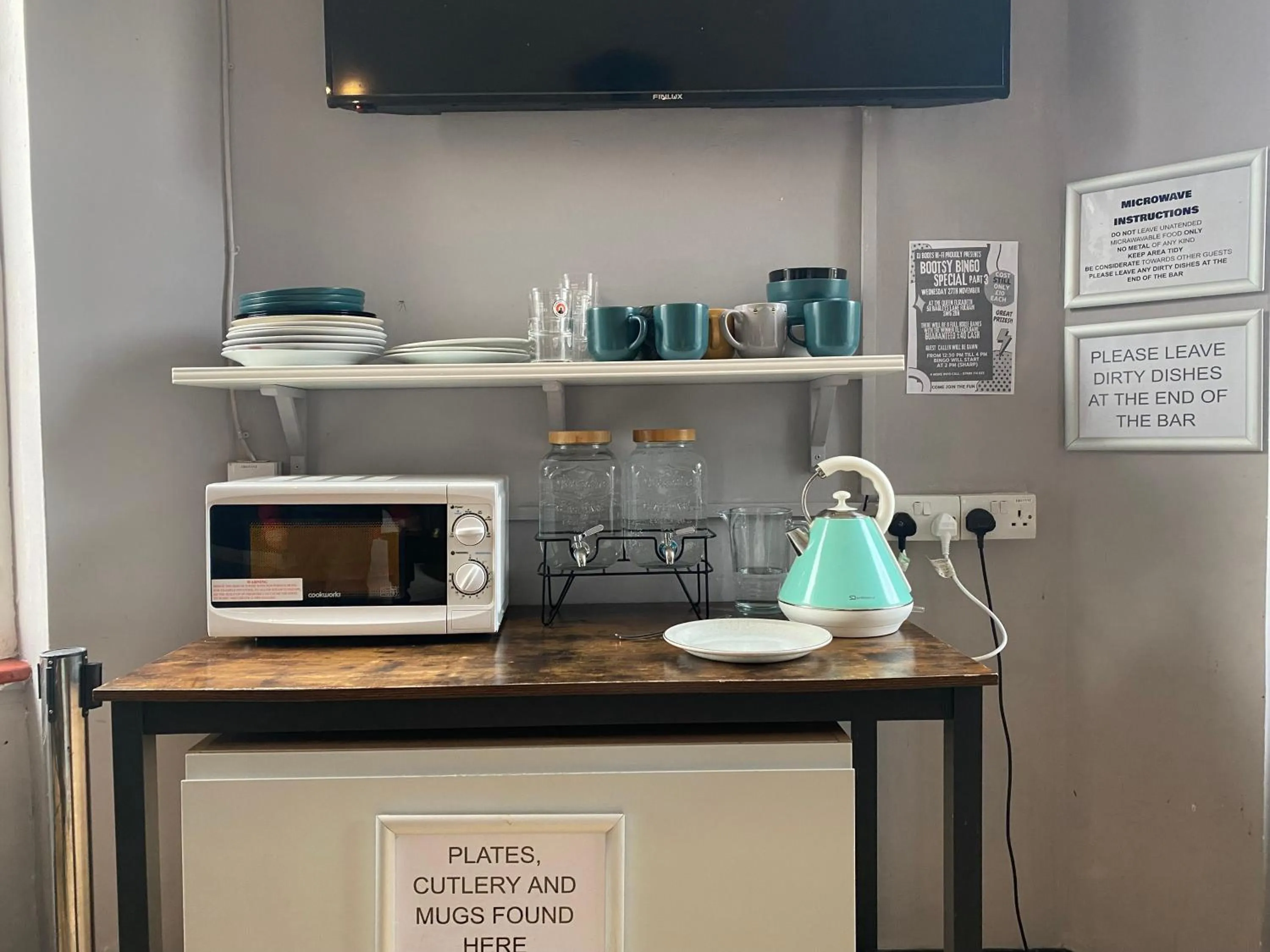 Kitchen or kitchenette in Queen Elizabeth Hostel