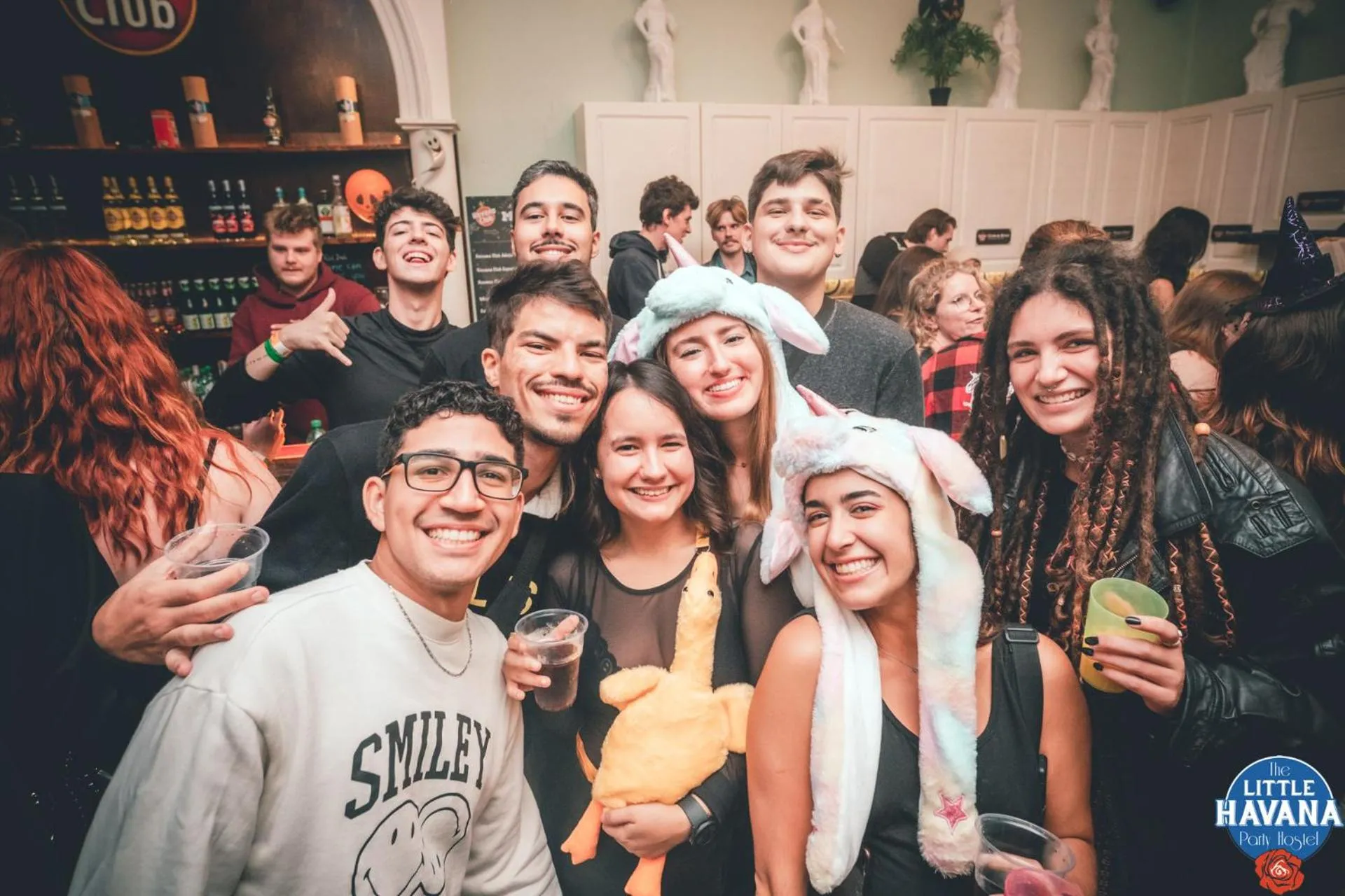 People in The Little Havana Party Hostel