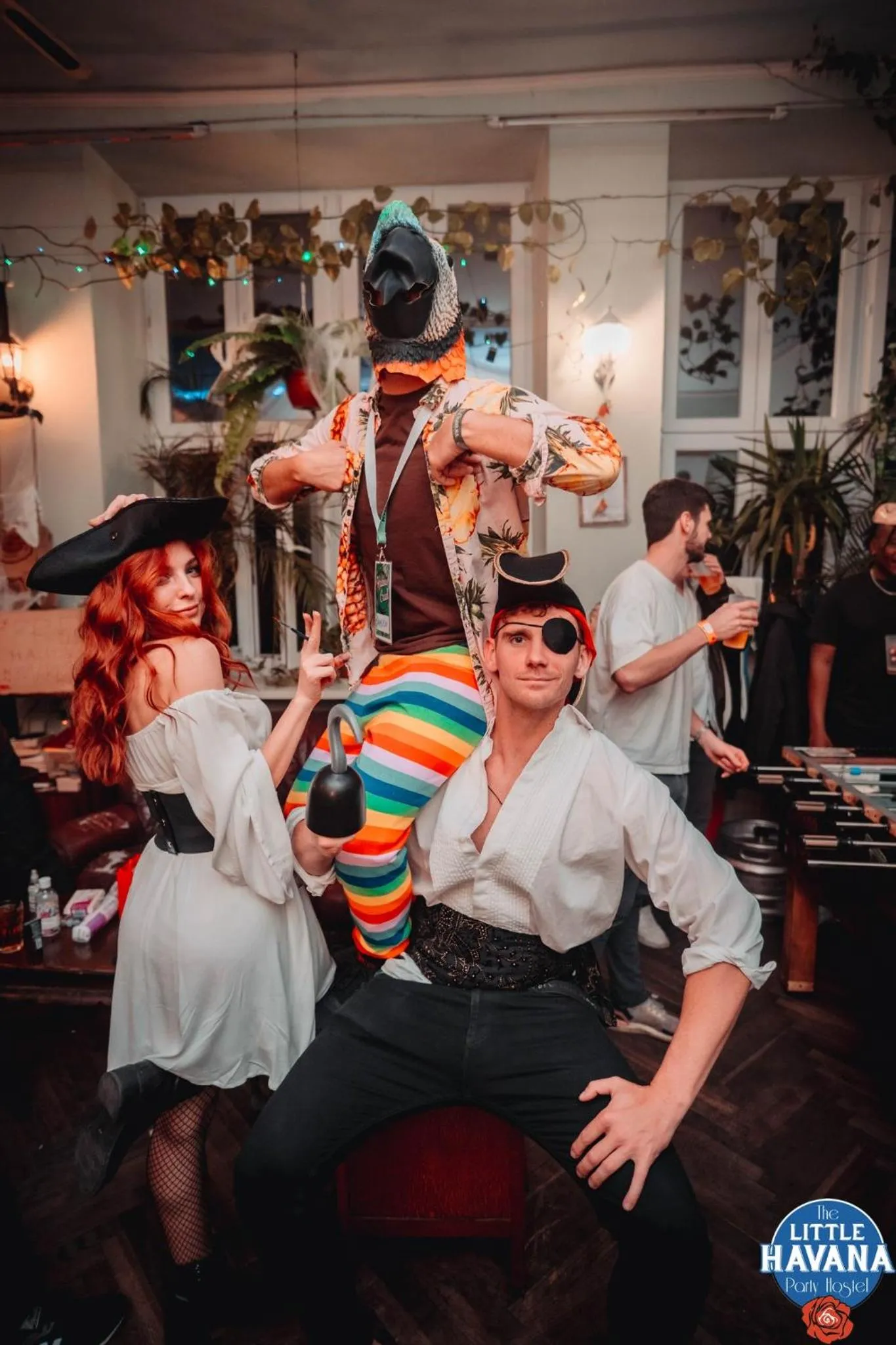 People in The Little Havana Party Hostel