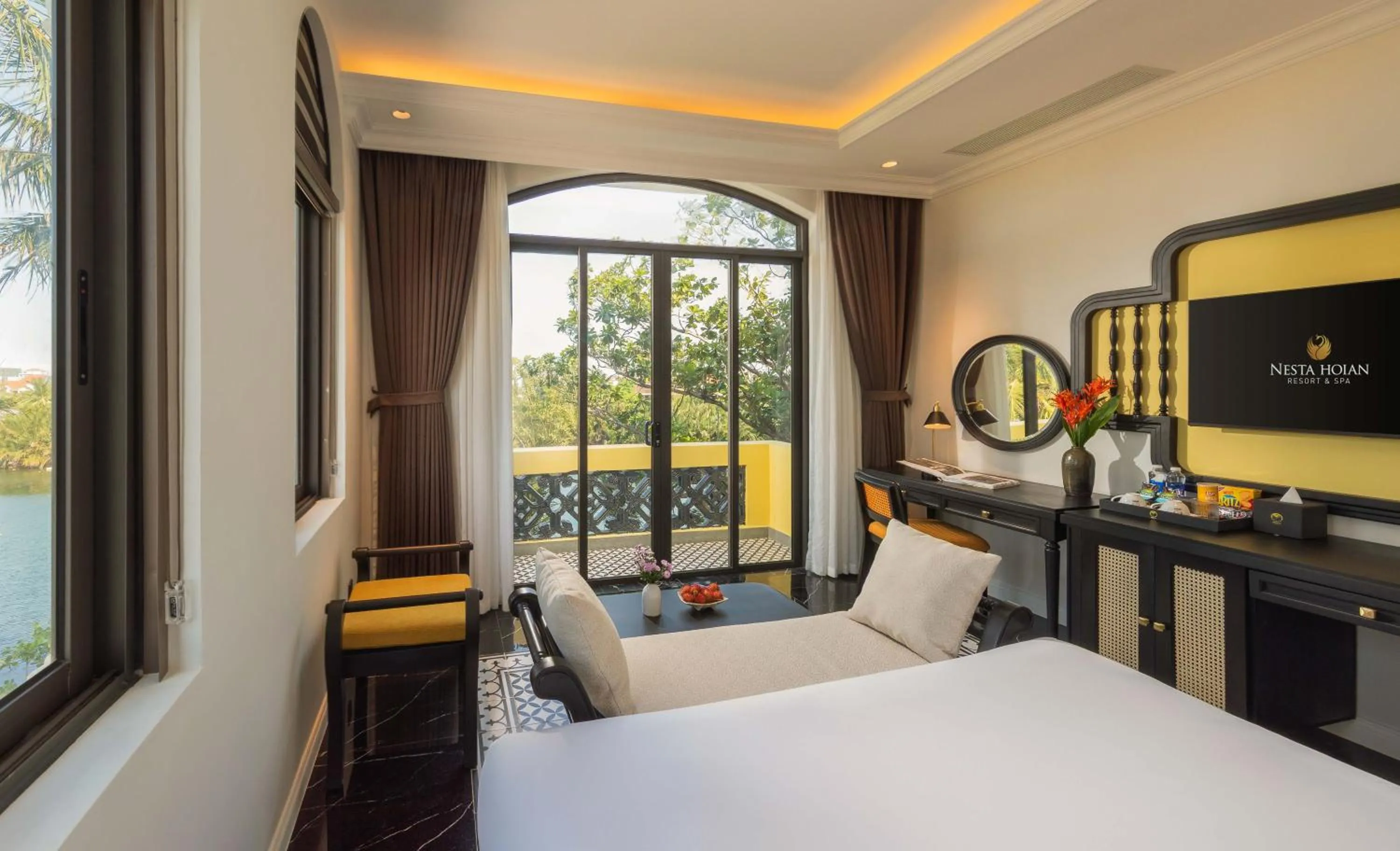 Bedroom, Bed in Nesta Hoian Resort & Spa