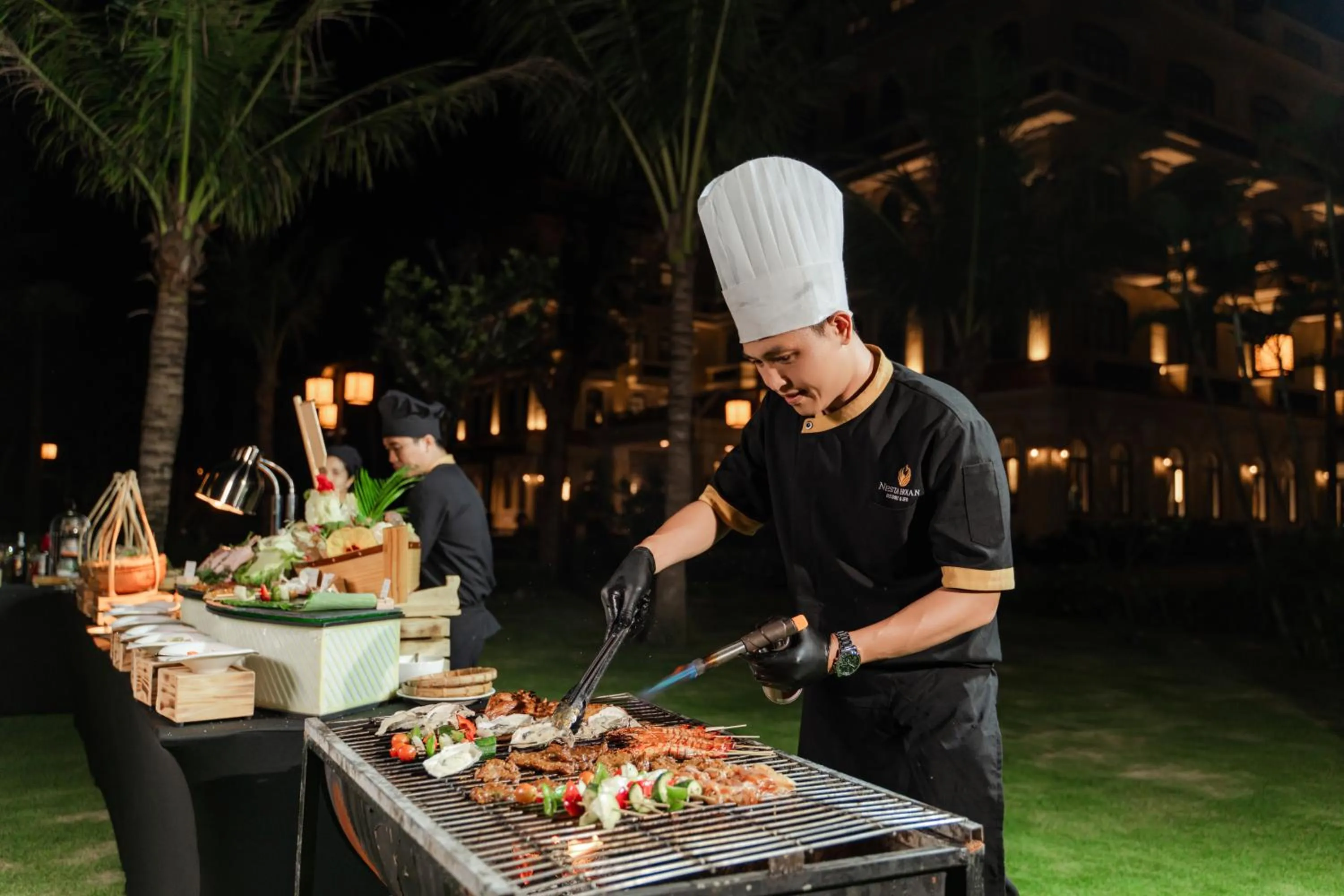 BBQ facilities in Nesta Hoian Resort & Spa