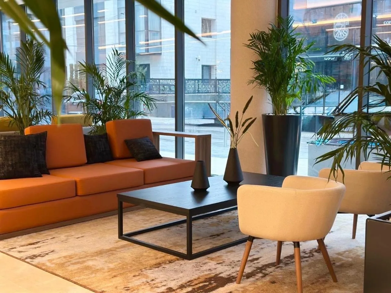 Lobby or reception in Swisstouches Hotel Amman