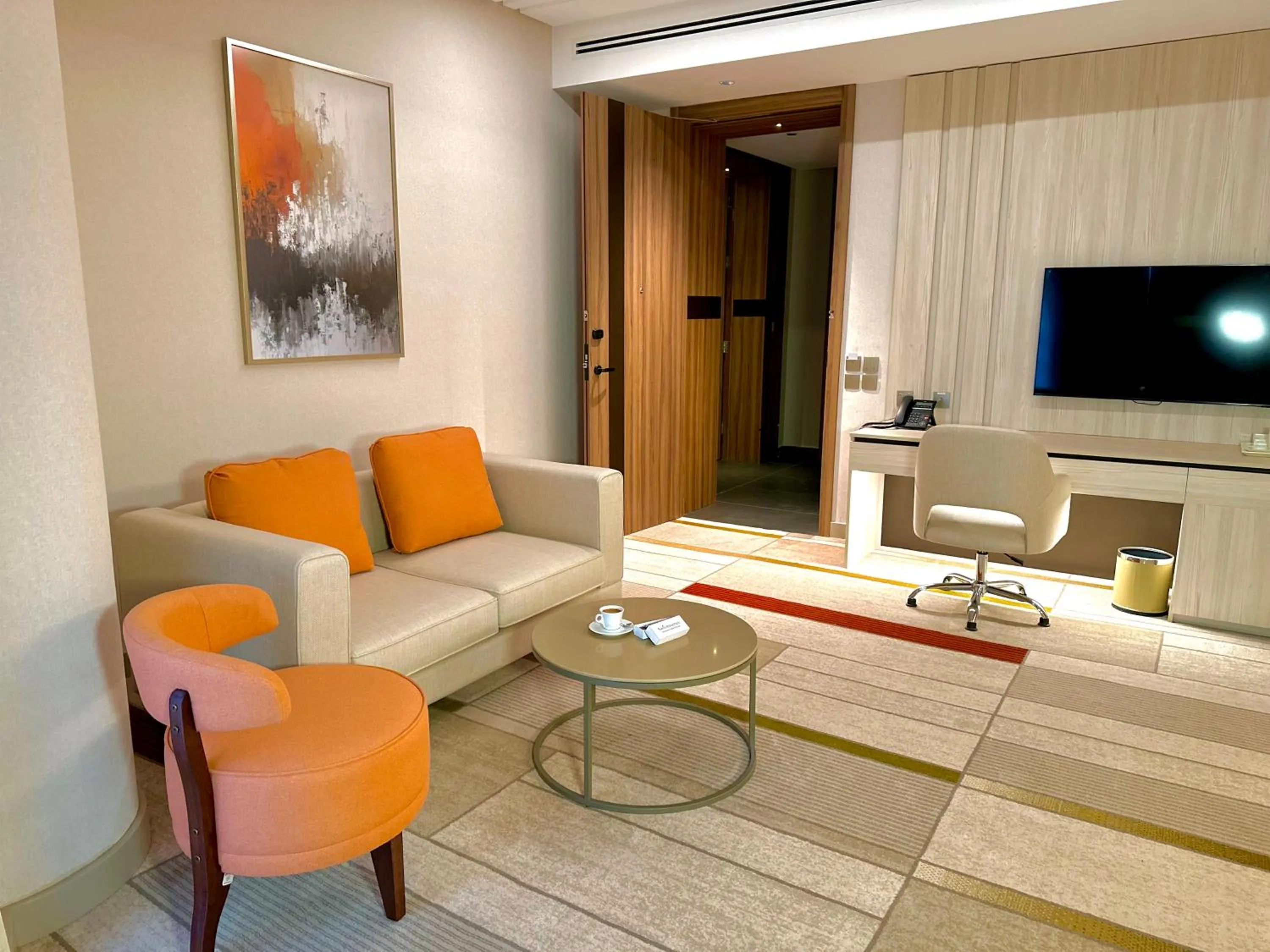 Seating area in Swisstouches Hotel Amman