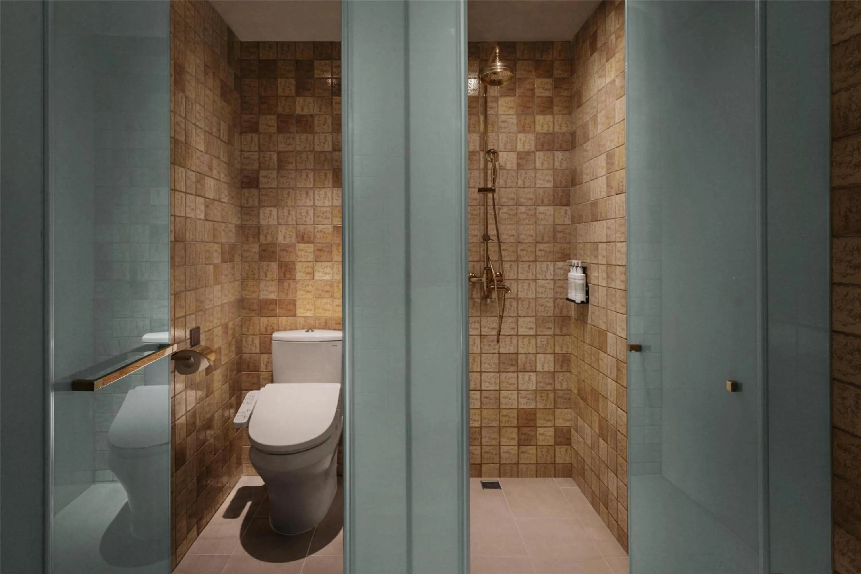 Bathroom in HYATT - EPISODE Daan Taipei, jdv by Hyatt