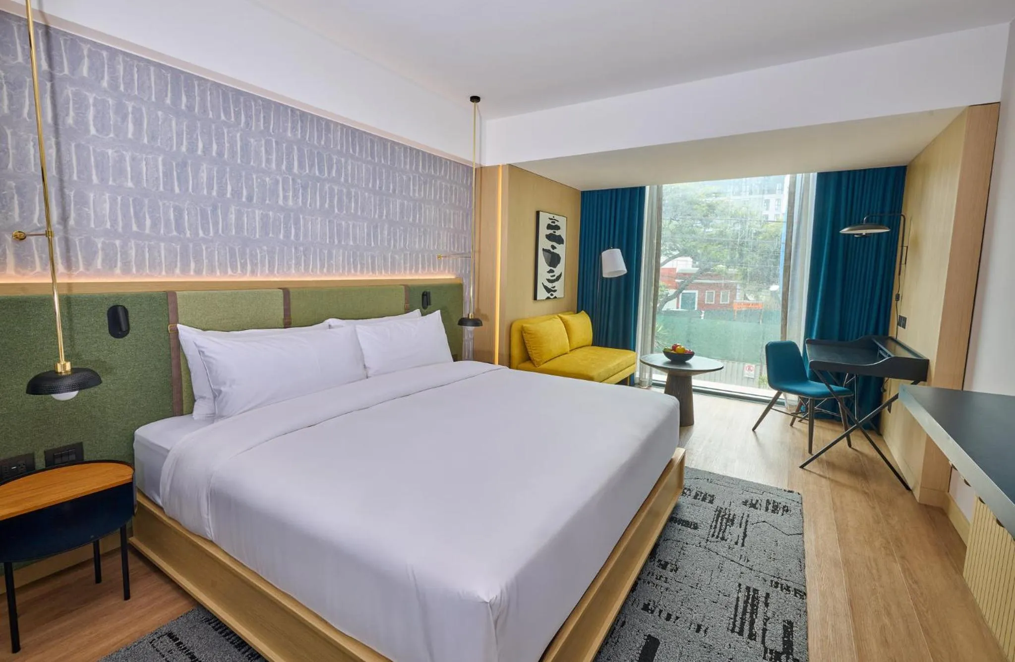 Photo of the whole room, Bed in Hotel Indigo Lima Miraflores by IHG