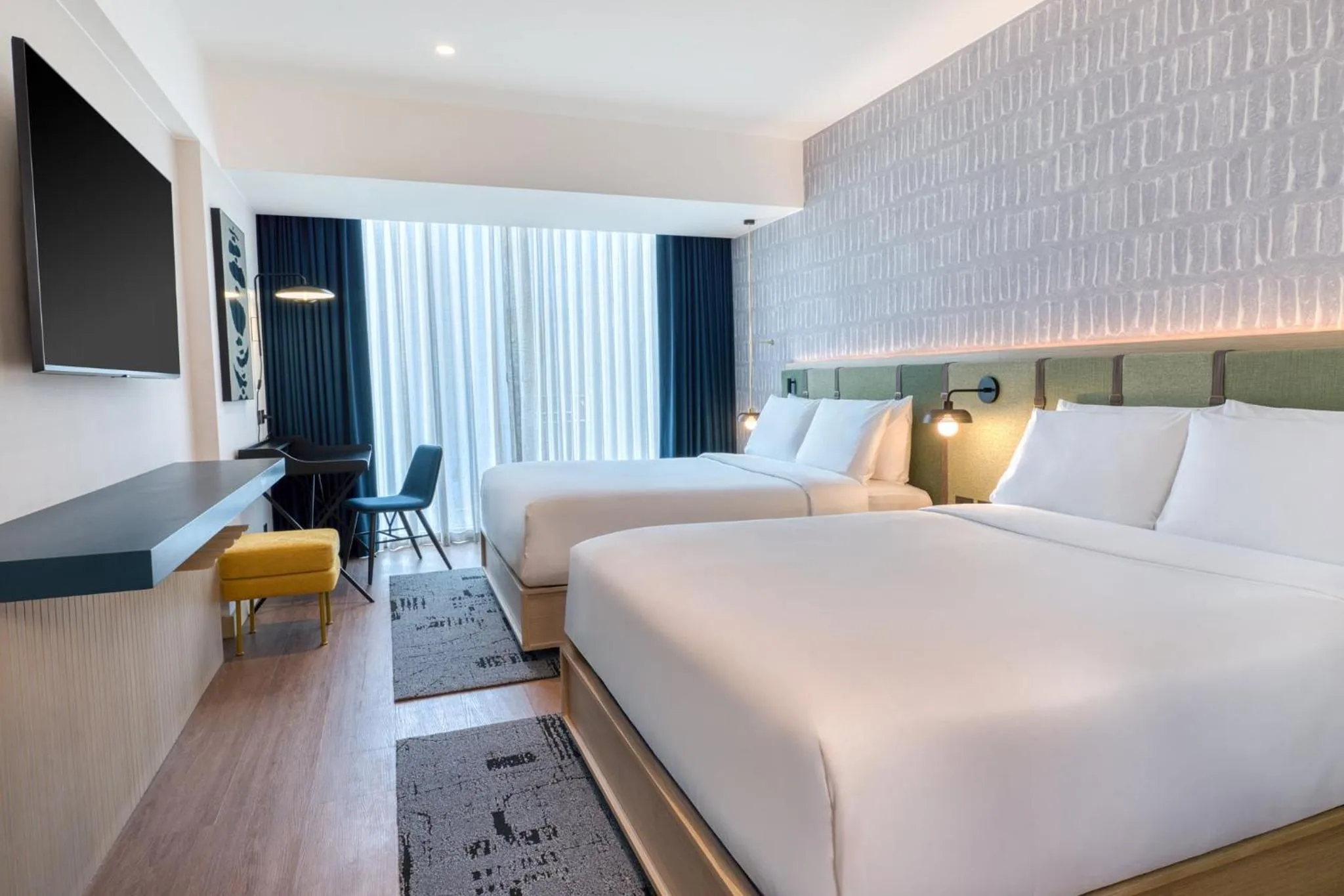 Photo of the whole room, Bed in Hotel Indigo Lima Miraflores by IHG