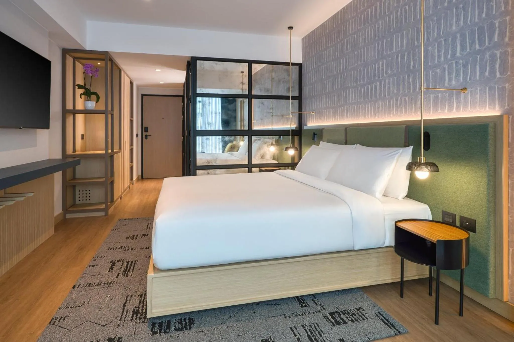 Photo of the whole room, Bed in Hotel Indigo Lima Miraflores by IHG