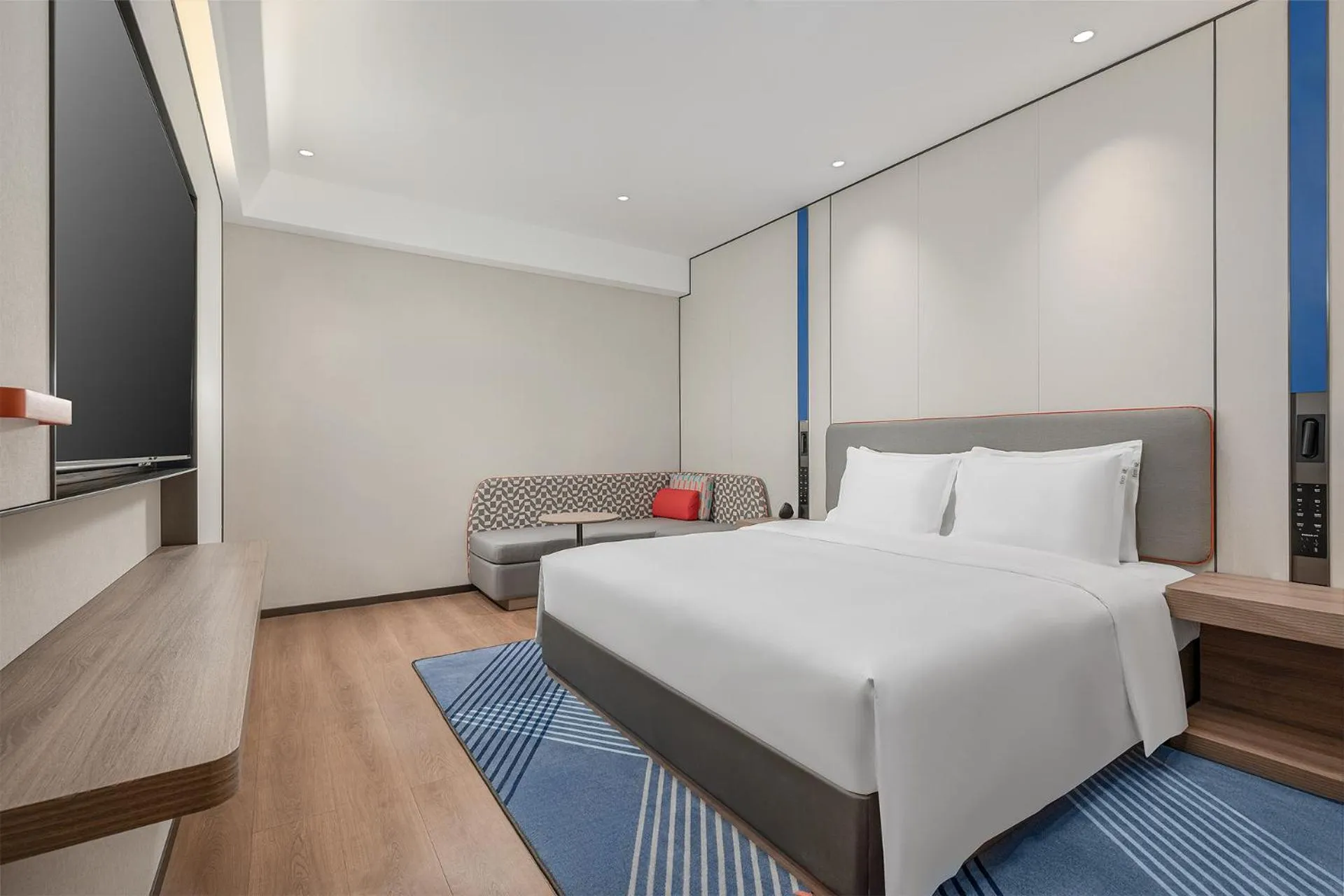 Bedroom, Bed in Holiday Inn Express Chenzhou Suxian by IHG
