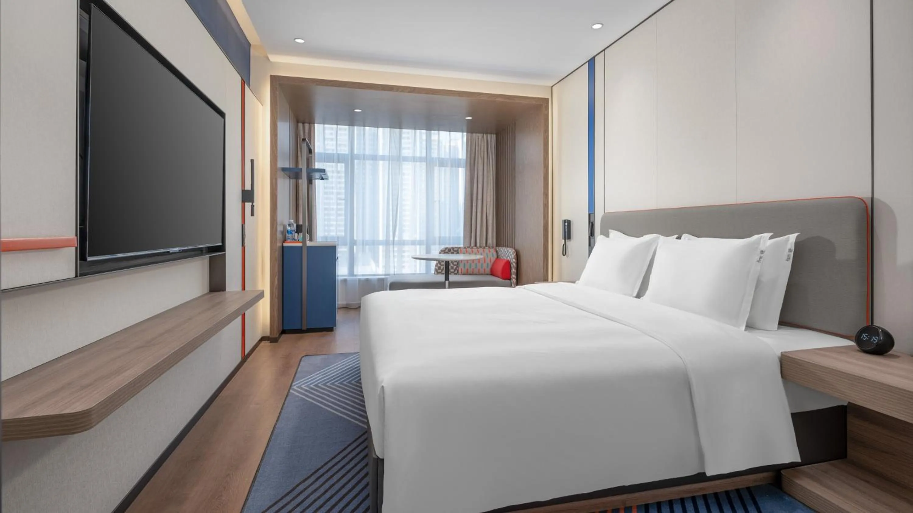 Photo of the whole room, Bed in Holiday Inn Express Chenzhou Suxian by IHG