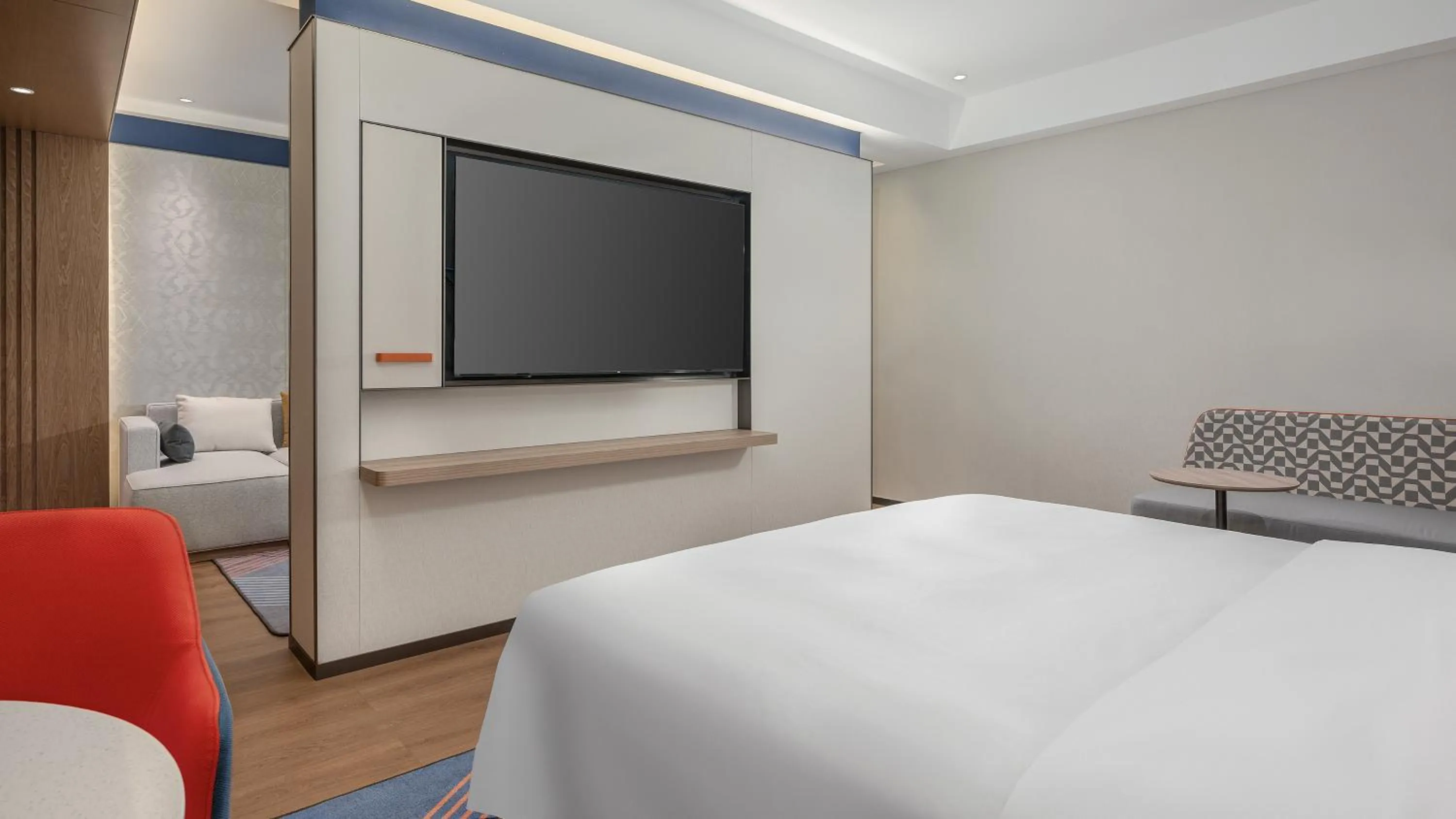 Bedroom, Bed in Holiday Inn Express Chenzhou Suxian by IHG