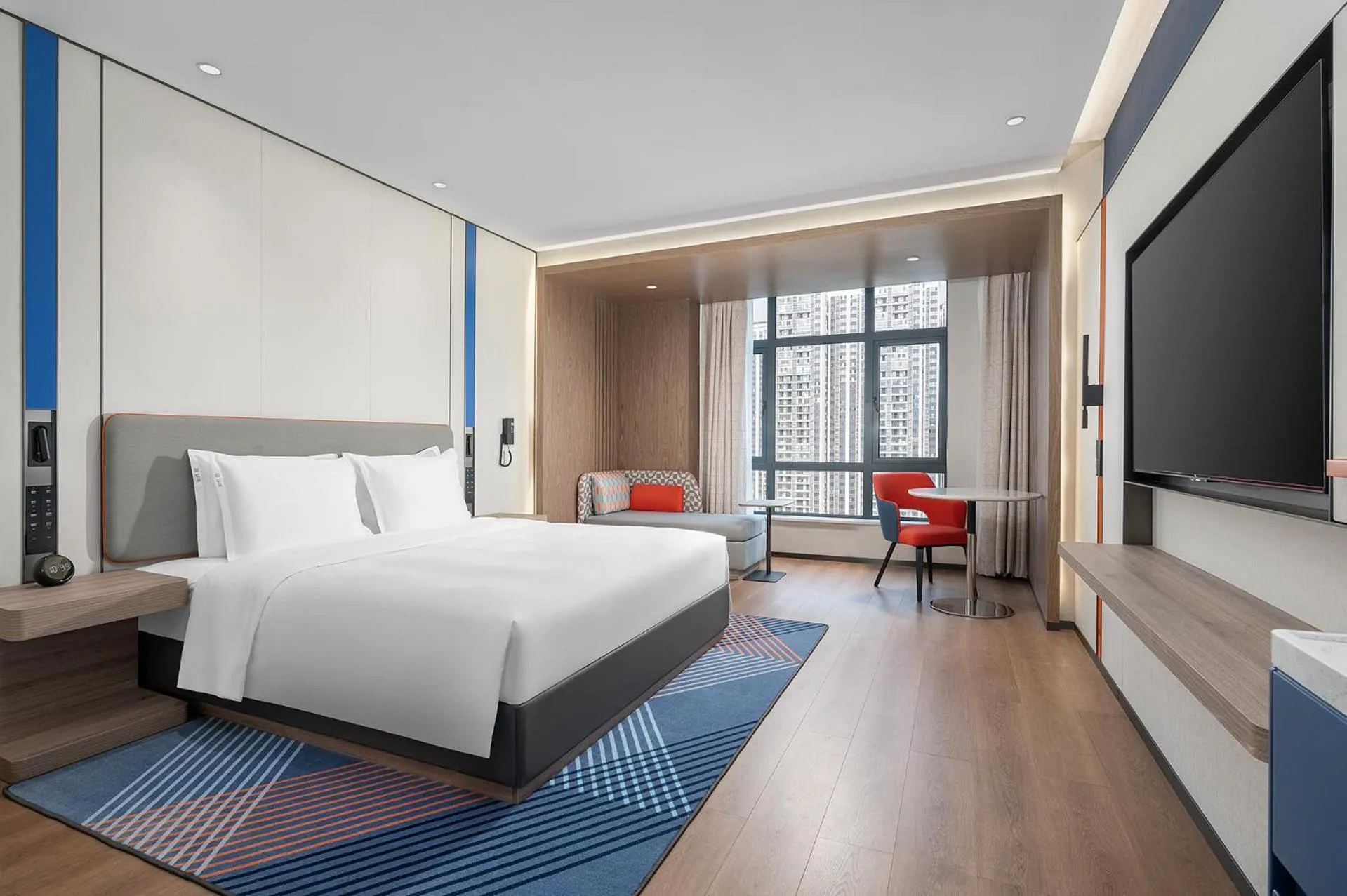 Bedroom, Bed in Holiday Inn Express Chenzhou Suxian by IHG