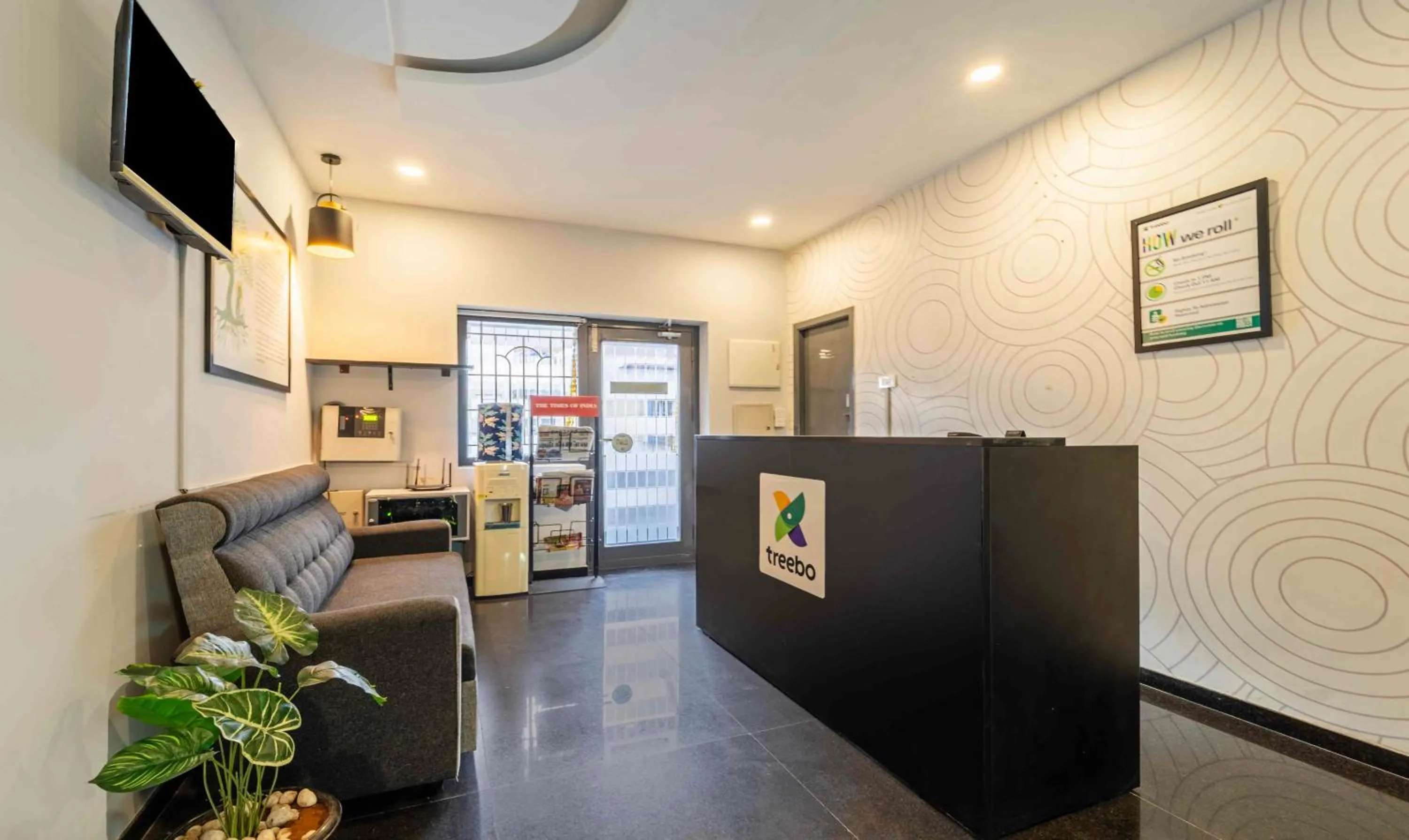 Lobby or reception in Treebo Skyry Residency