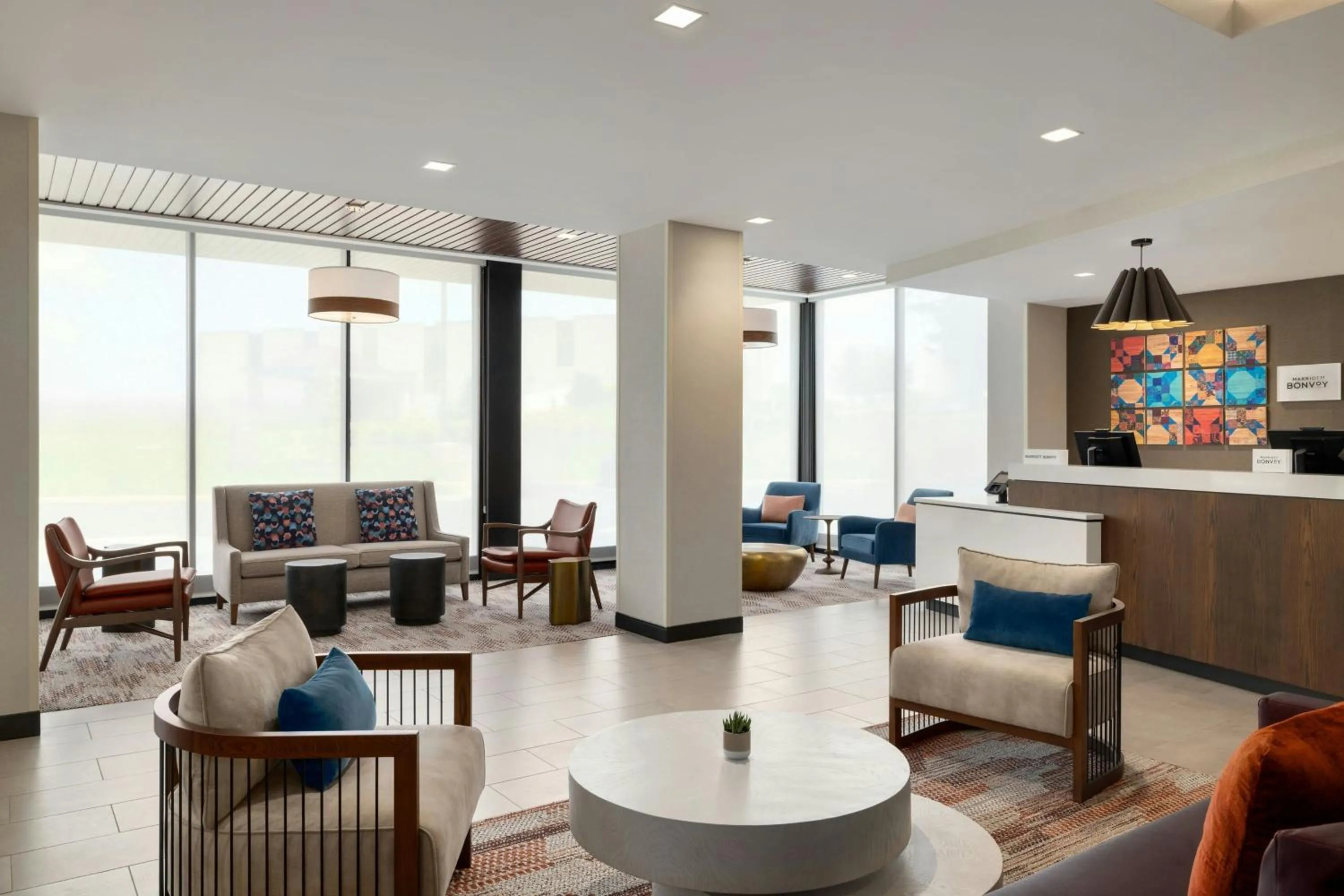 Lobby or reception in TownePlace Suites by Marriott Lancaster