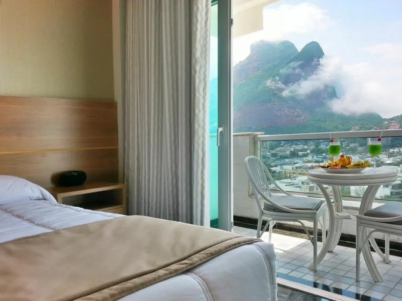 View (from property/room), Bed in Royalty Barra Hotel