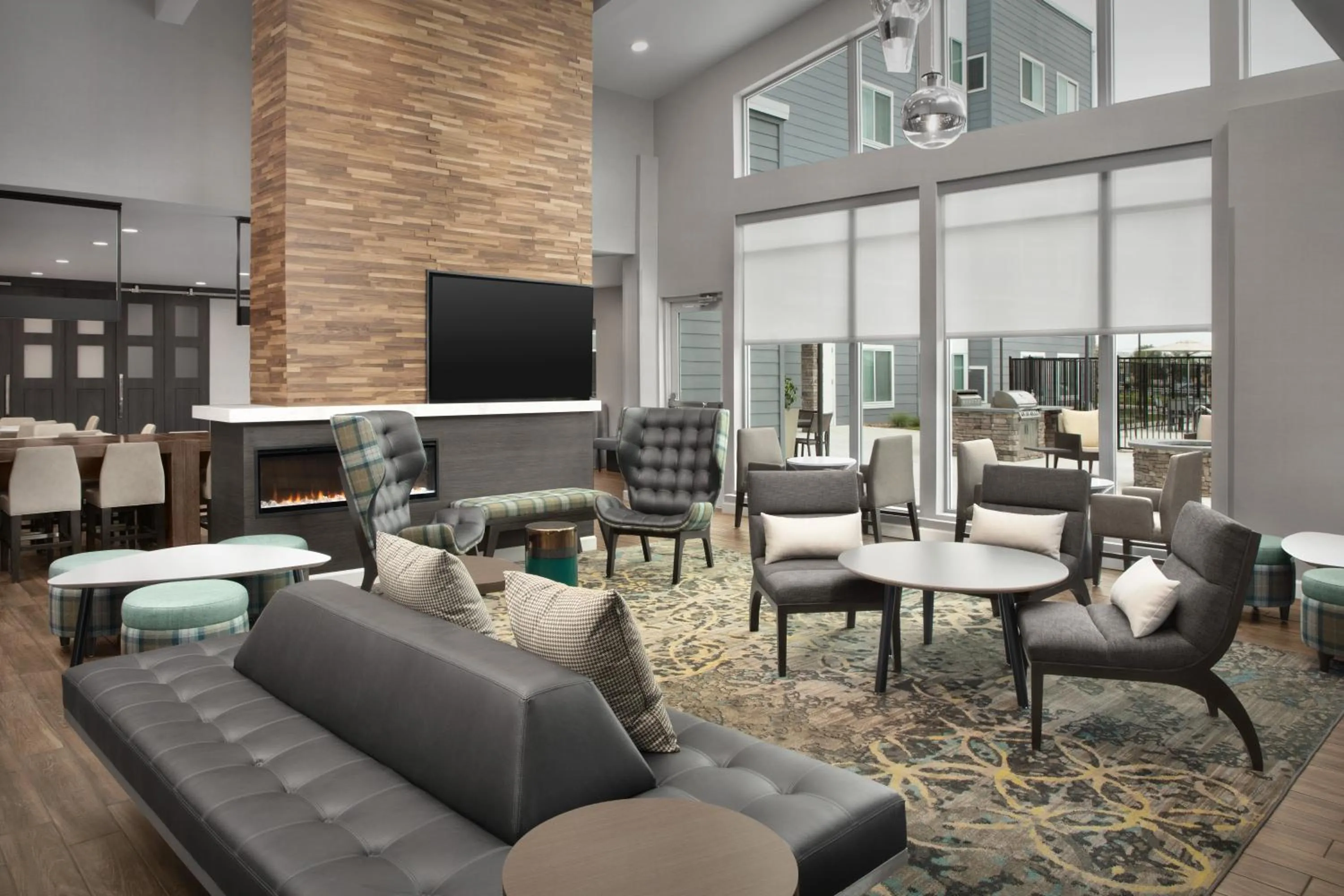 Communal lounge/ TV room in Residence Inn by Marriott San Antonio SeaWorld /Westover Hills