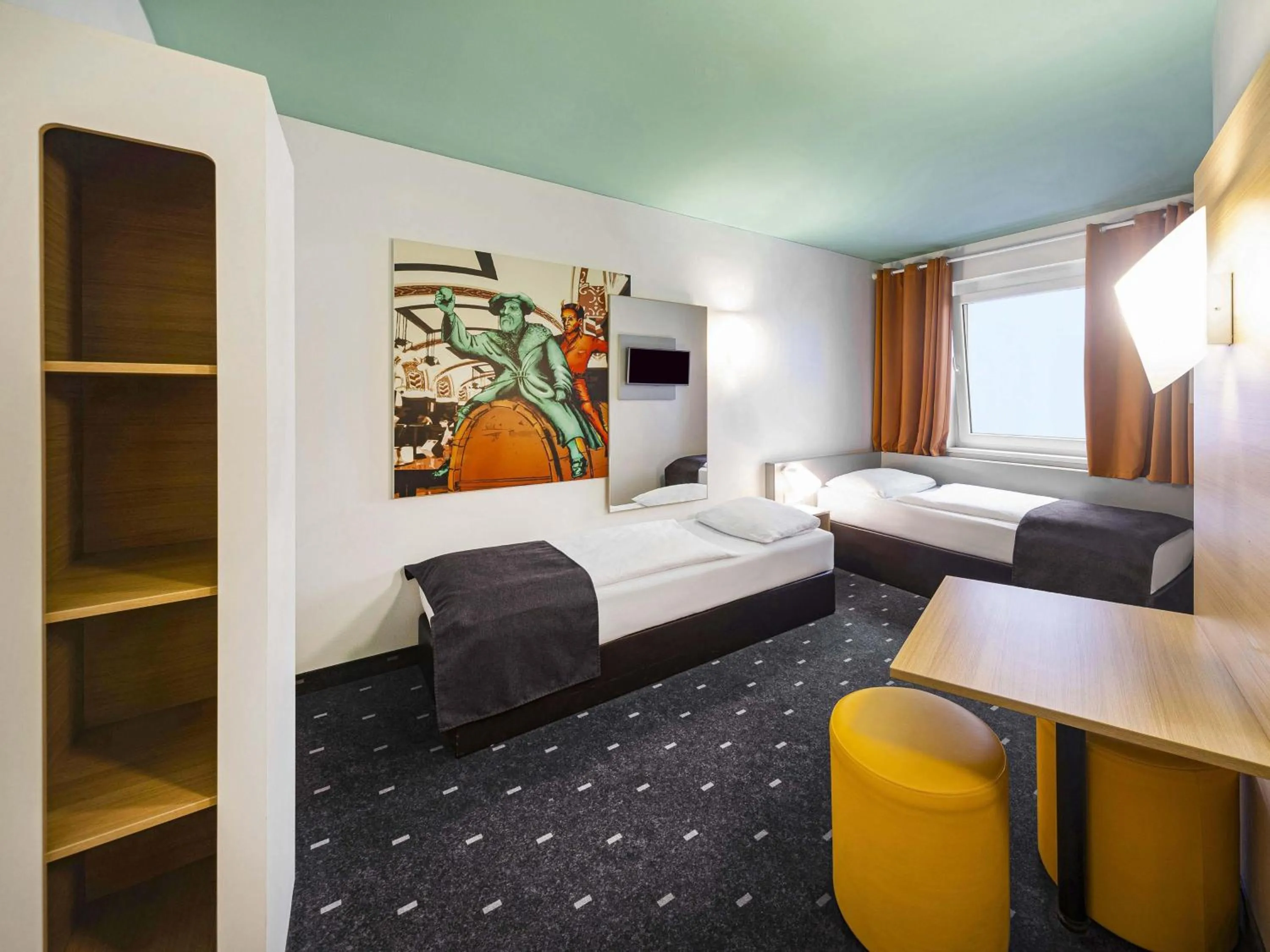 Photo of the whole room, Bed in B&B Hotel Leipzig-City