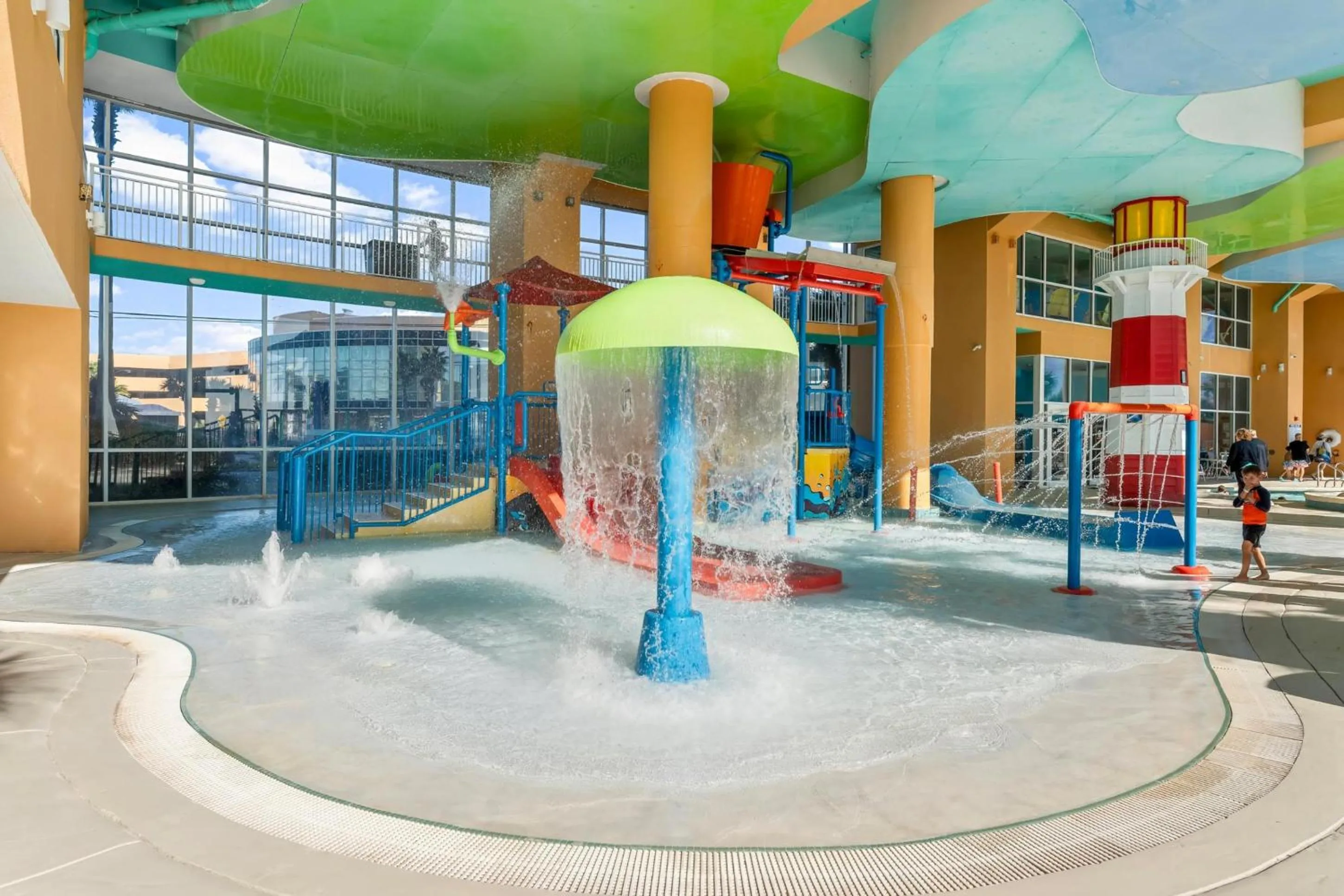 Children play ground in Splash Beach Resort by Panhandle Getaways