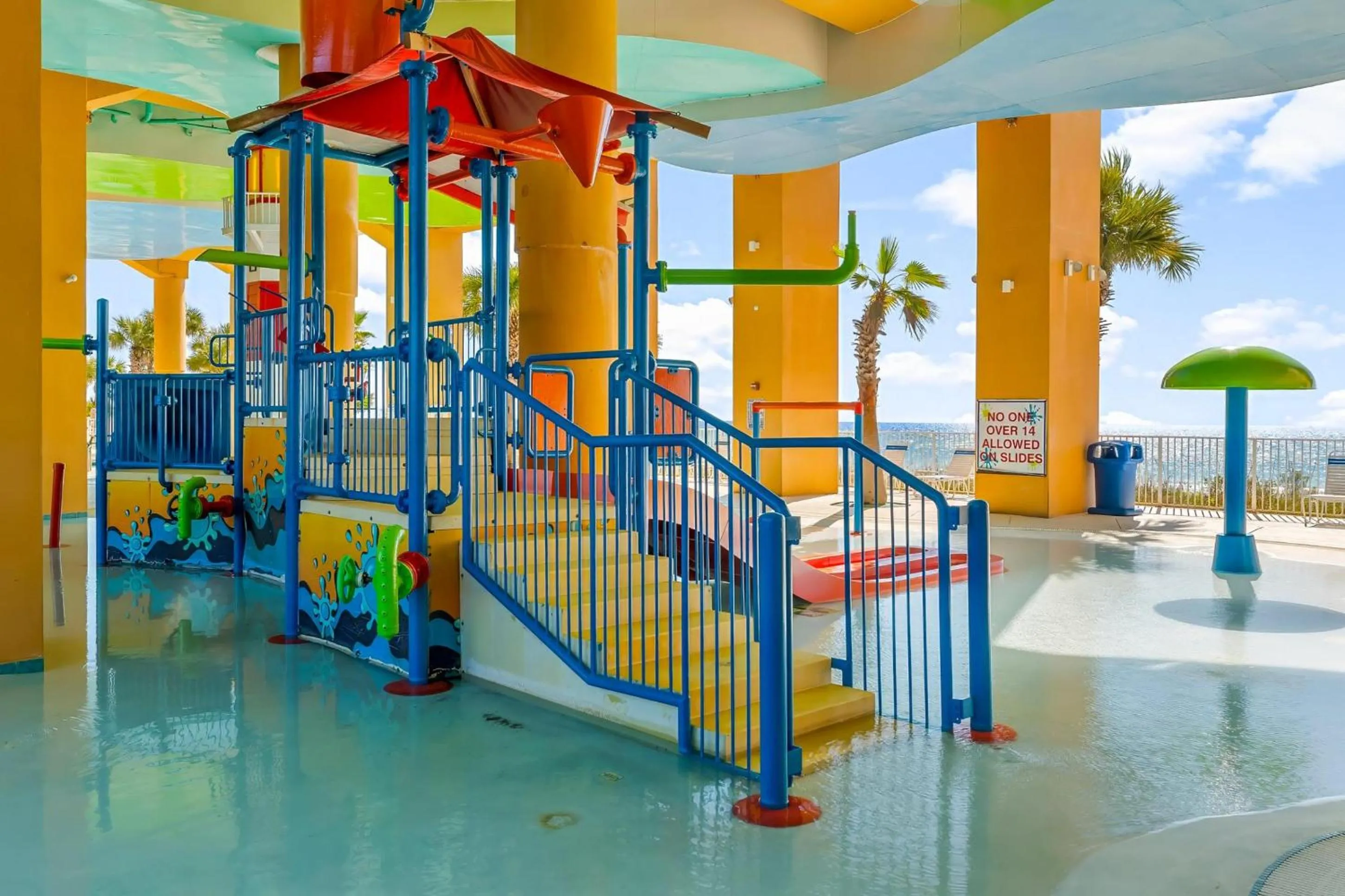 Children play ground in Splash Beach Resort by Panhandle Getaways
