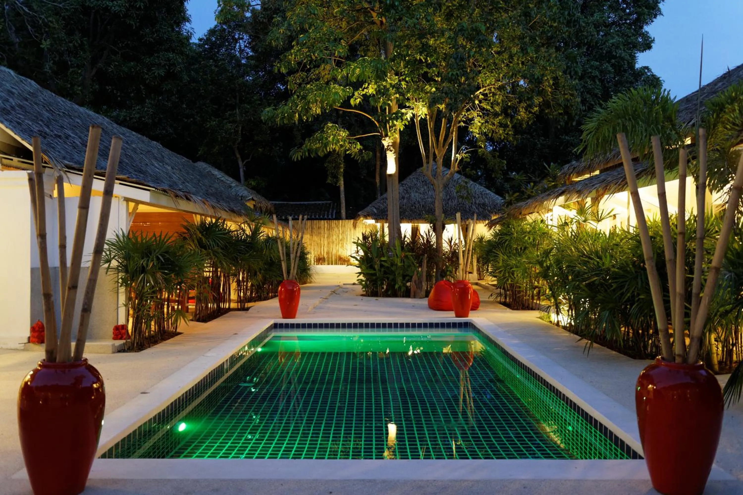 Swimming pool in The White Cottage