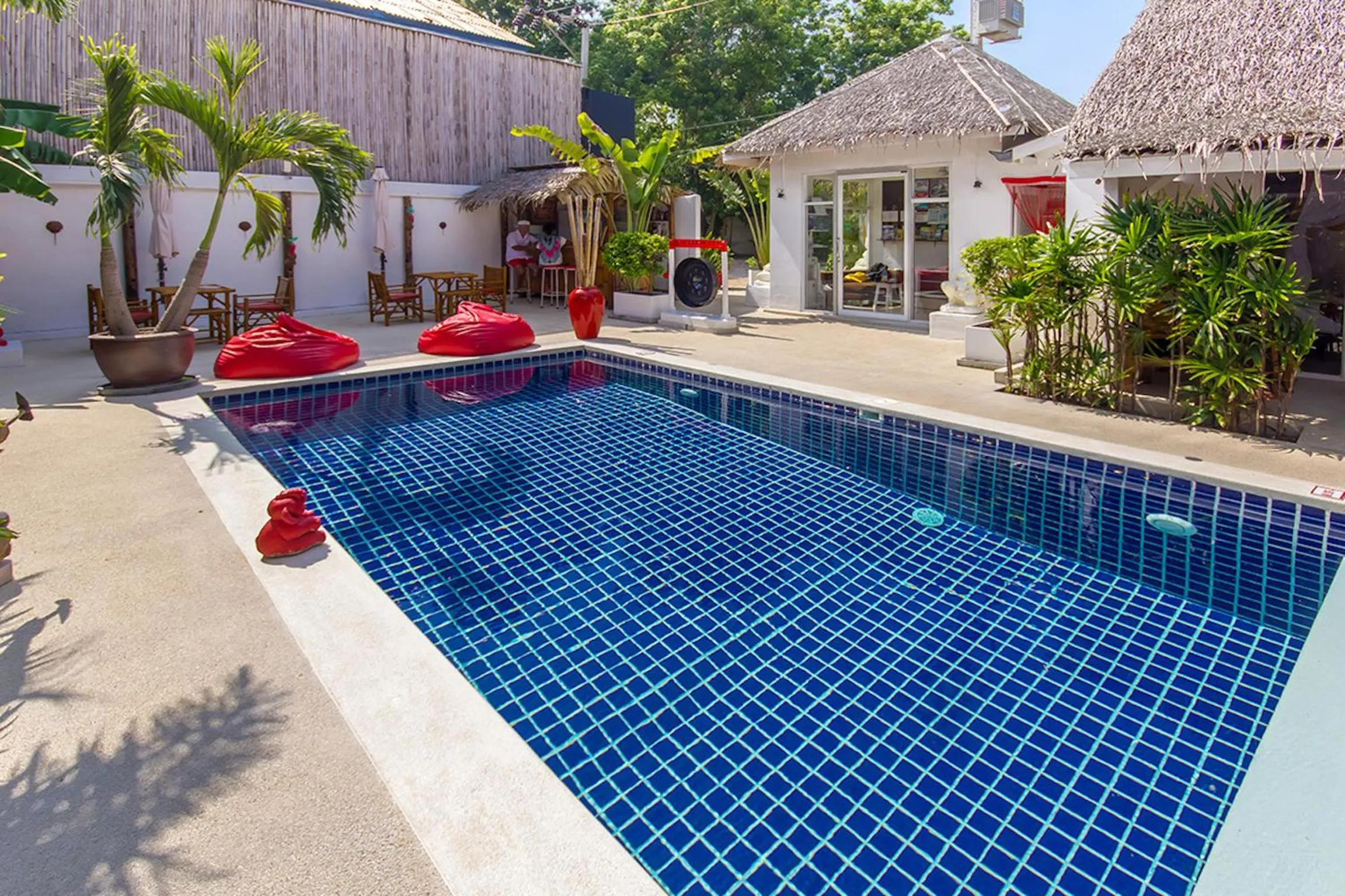 Swimming pool in The White Cottage
