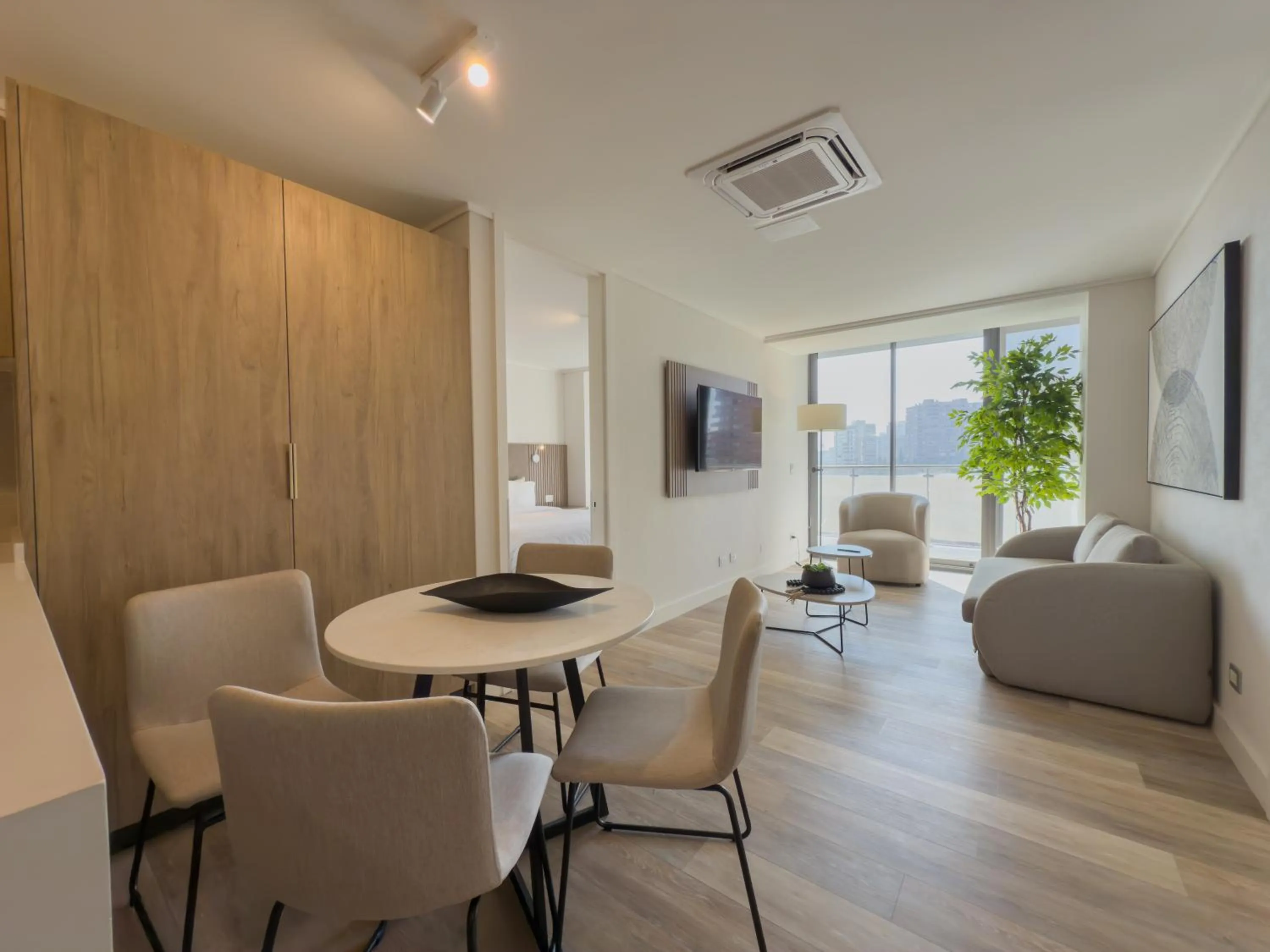 Living room in Spot Suites