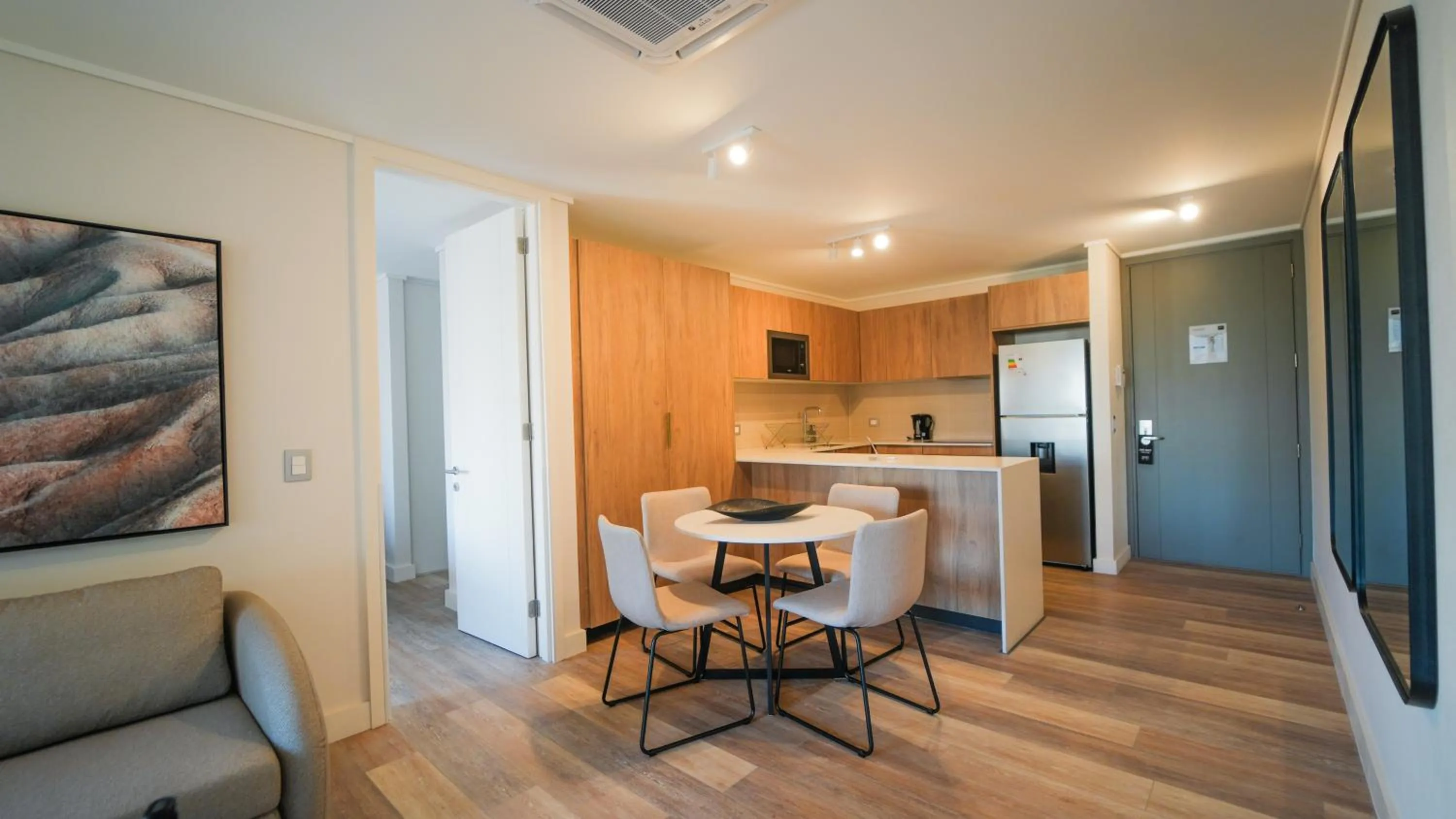 Dining area in Spot Suites