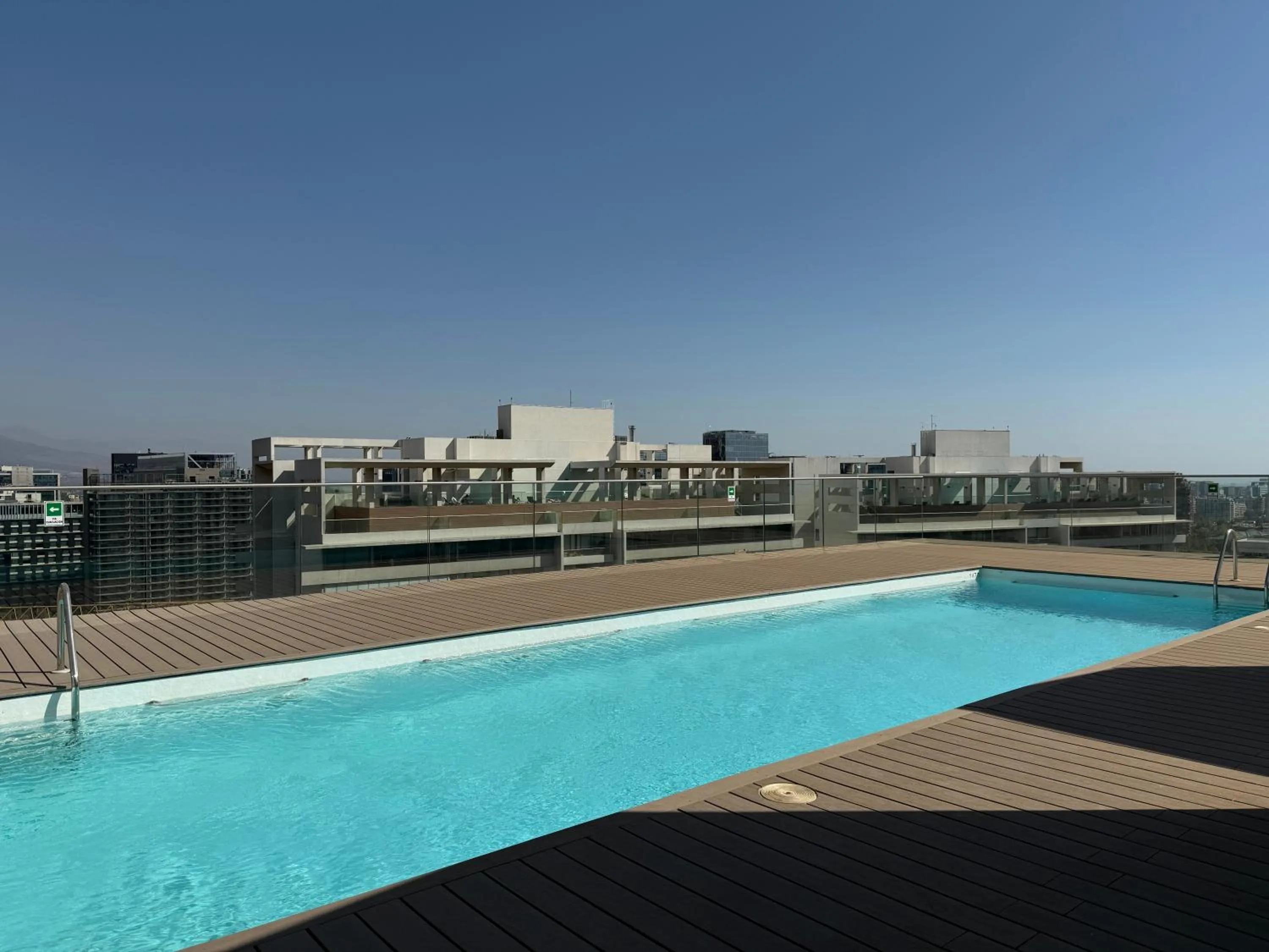 Pool view in Spot Suites