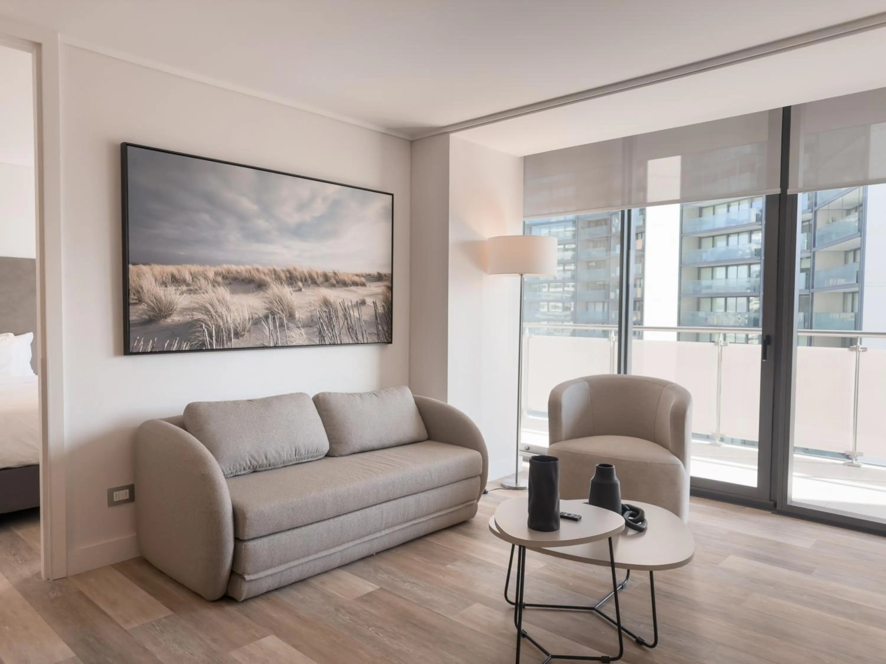 Living room in Spot Suites