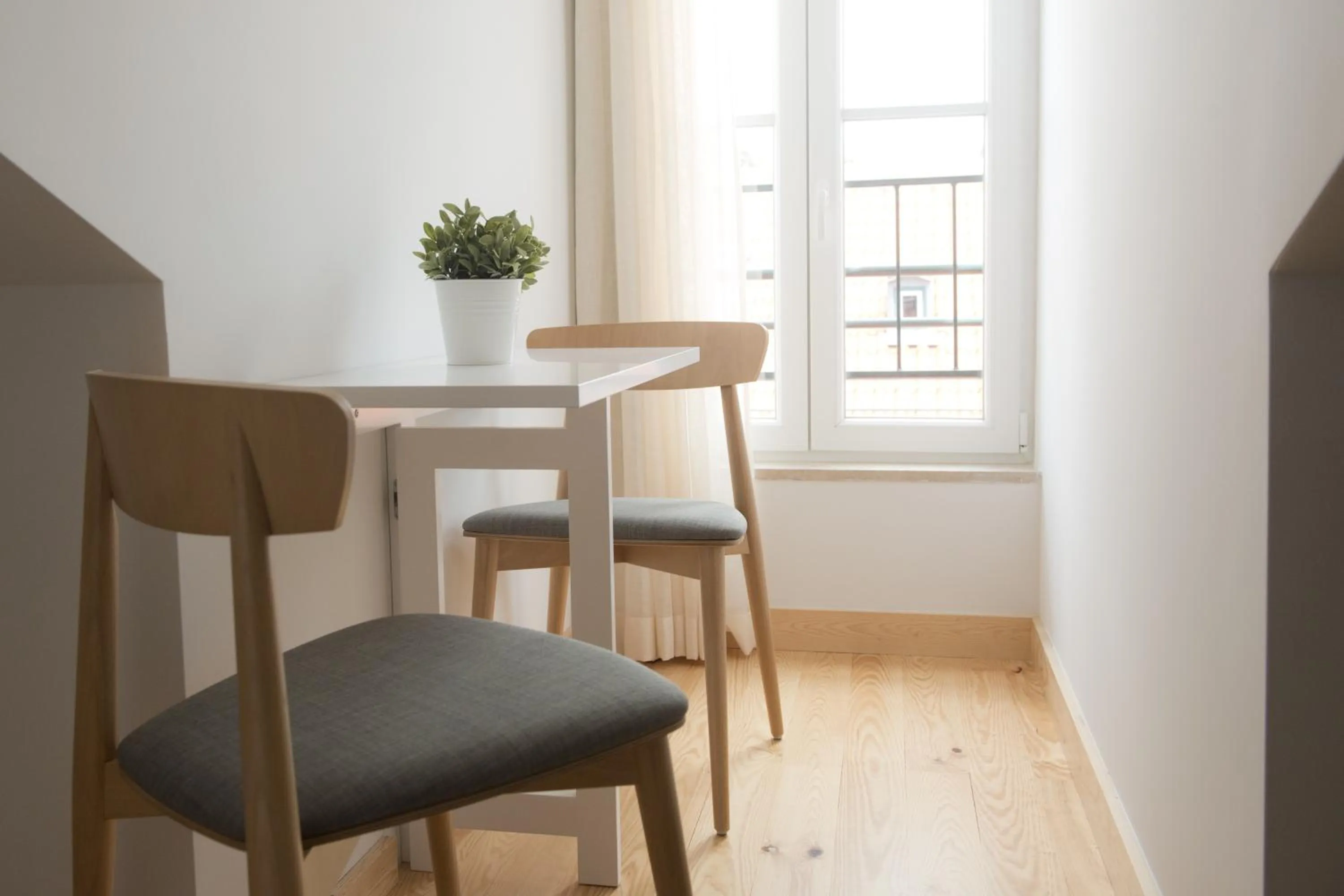 Dining area in Páteo Saudade Lofts