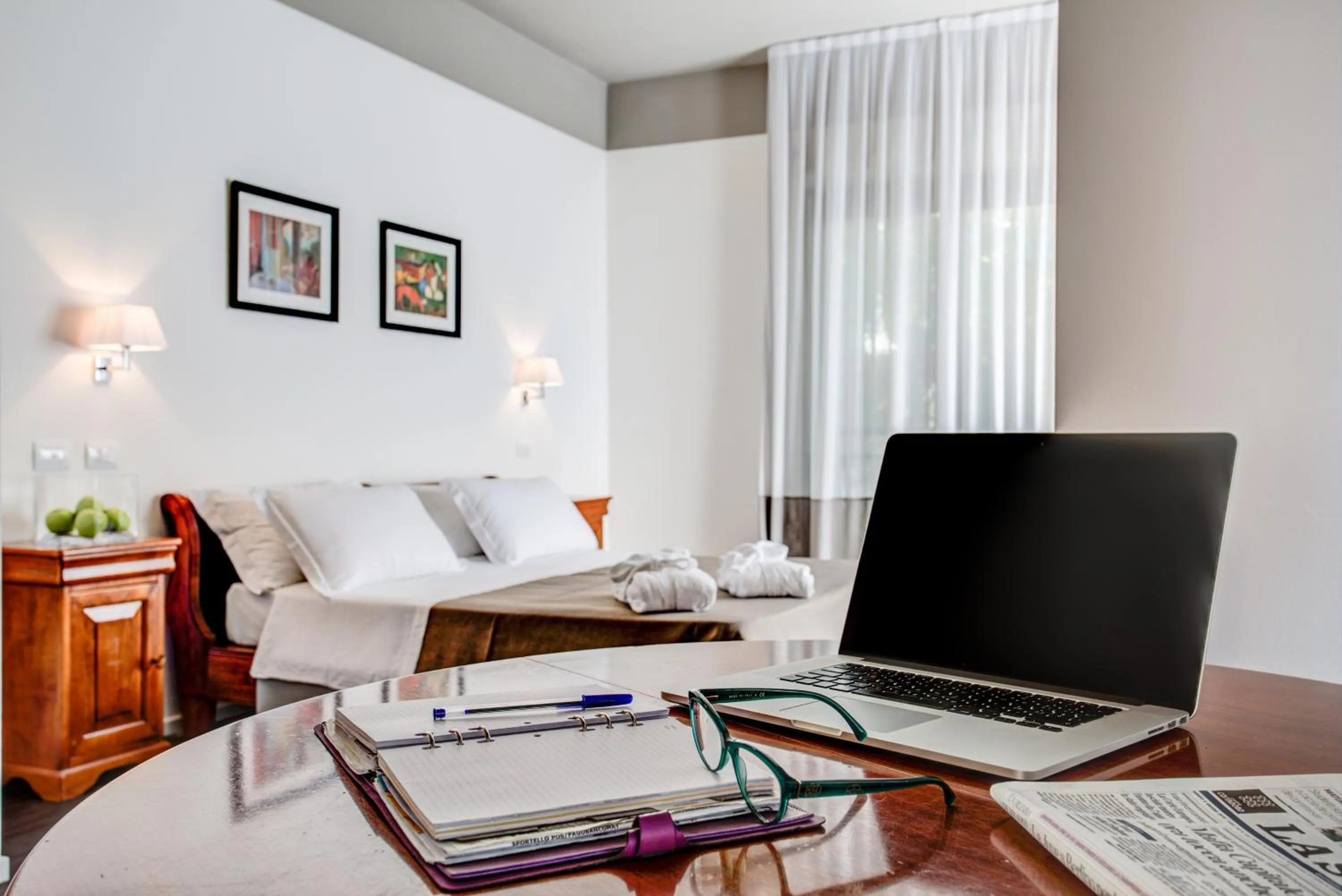 Seating area in Hotel Cristallo