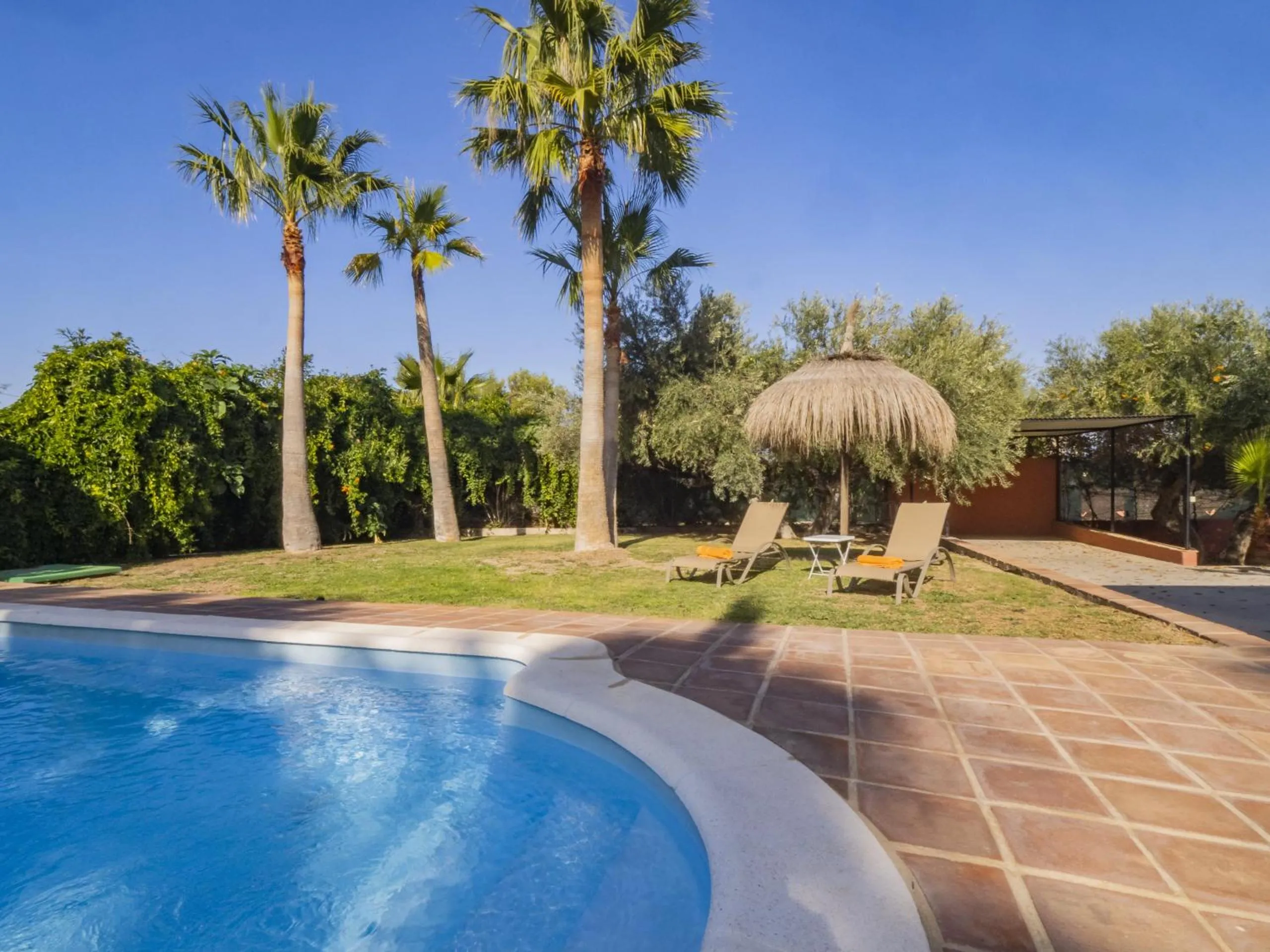Swimming pool in Cubo's Finca el Nogal