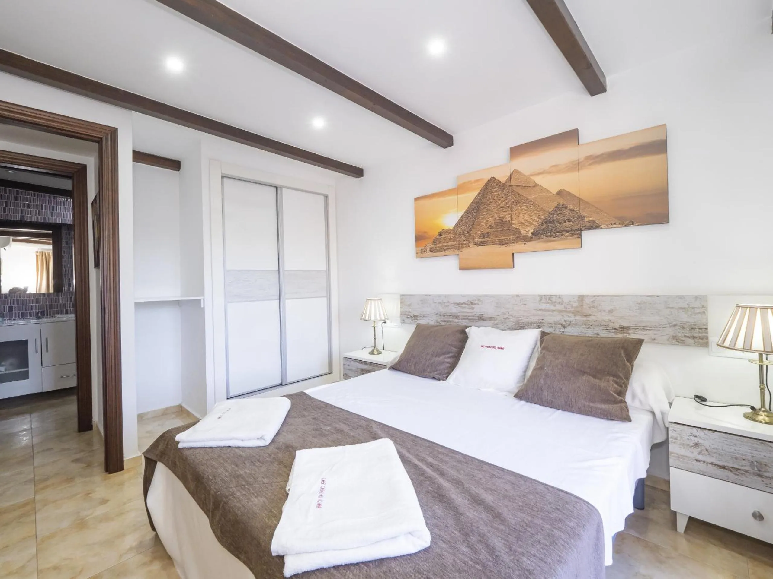 Bed in Cubo's Finca el Nogal