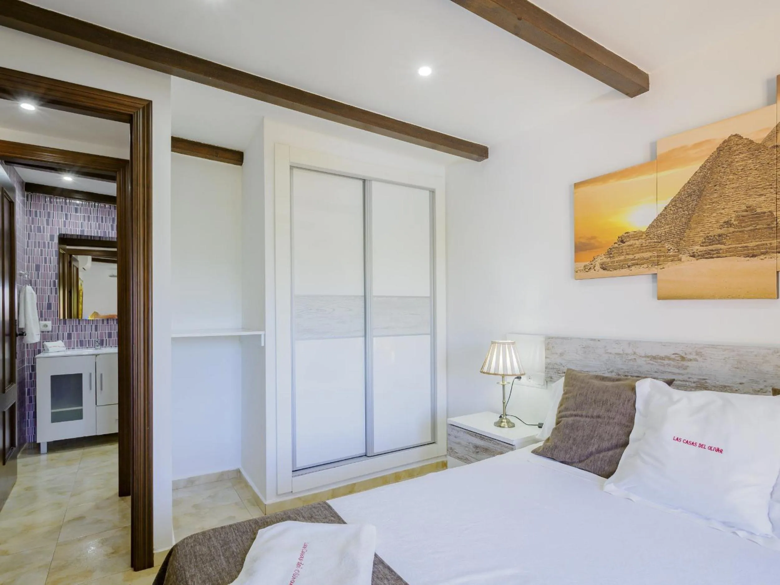 Bed in Cubo's Finca el Nogal