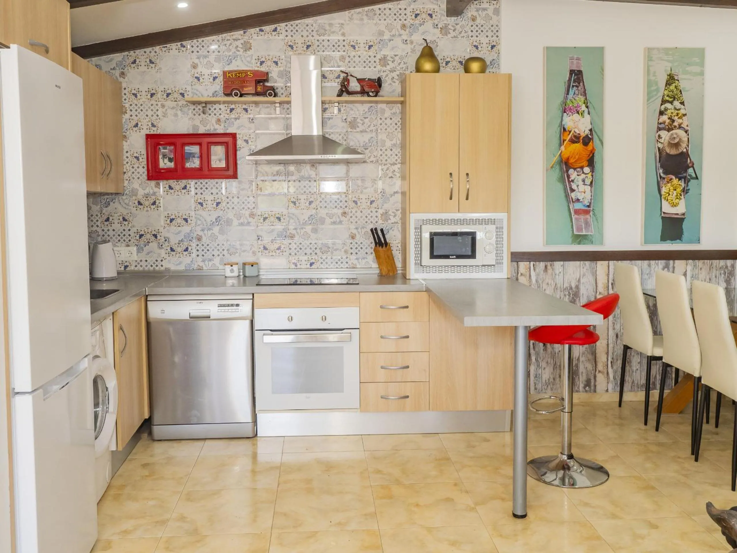 Kitchen or kitchenette in Cubo's Finca el Nogal