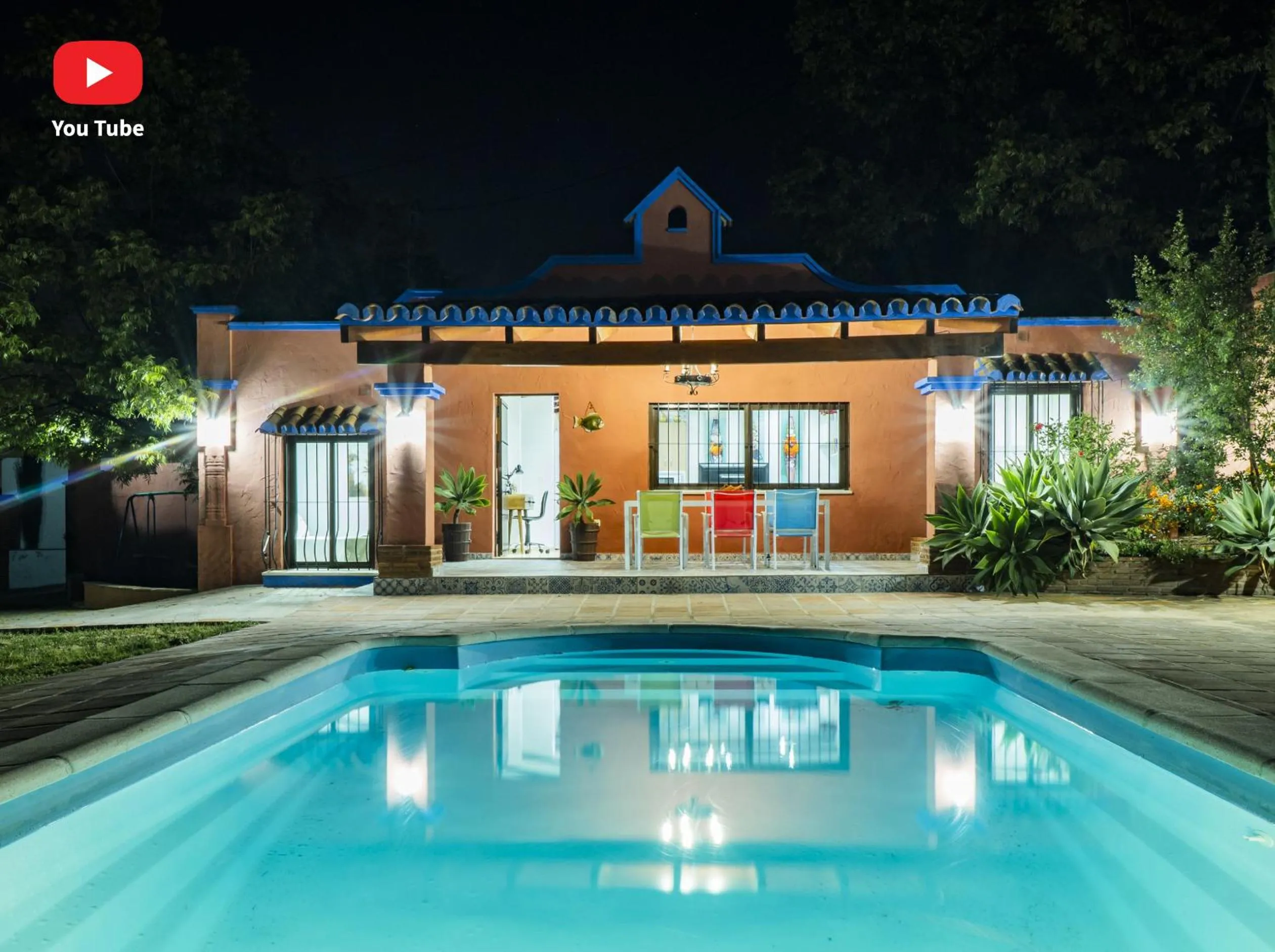 Swimming pool in Cubo's Finca el Nogal