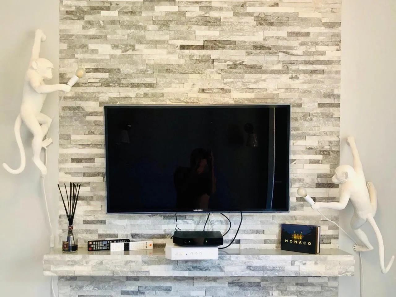 Living room in Apartments Monaco