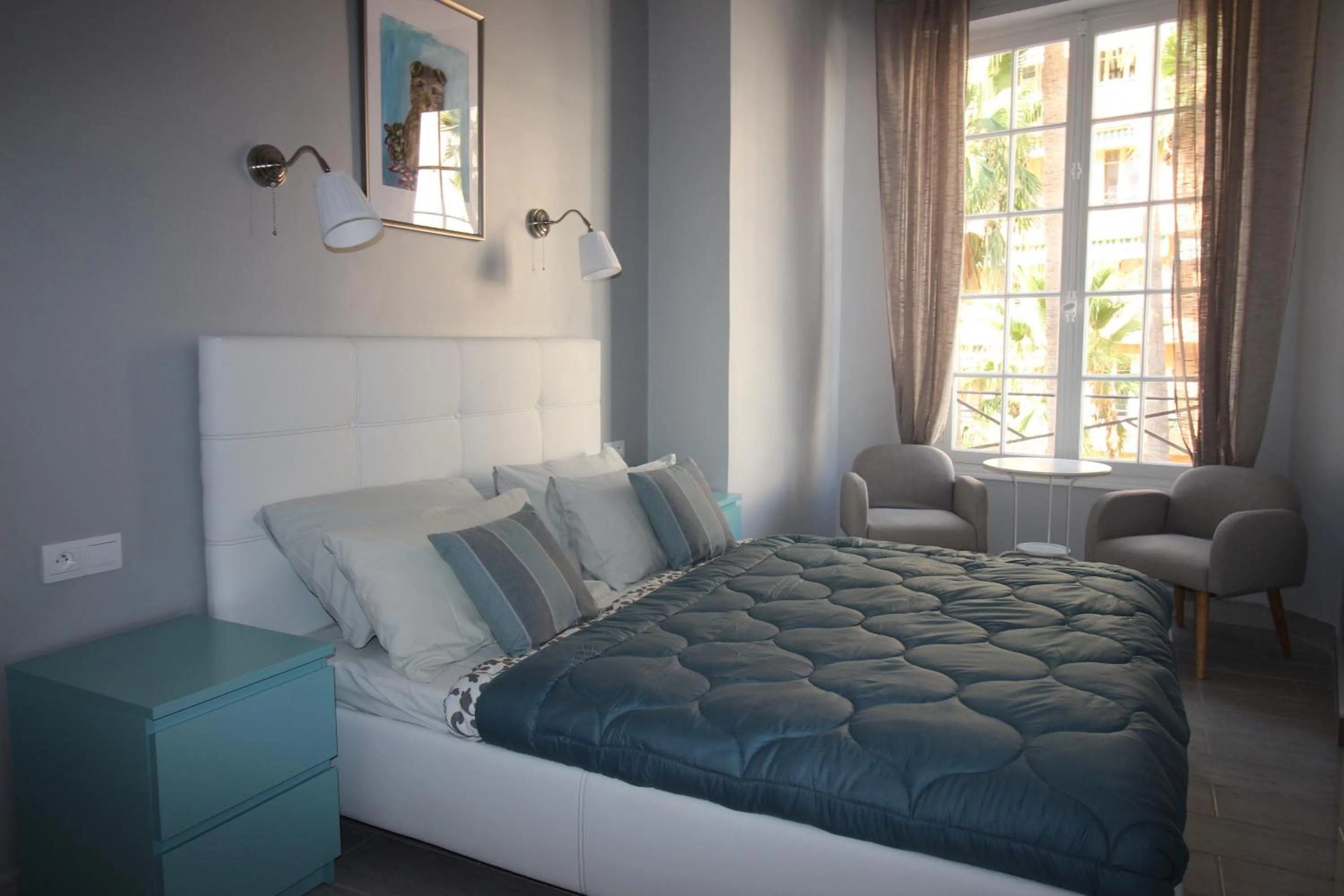 Bed in Apartments Monaco