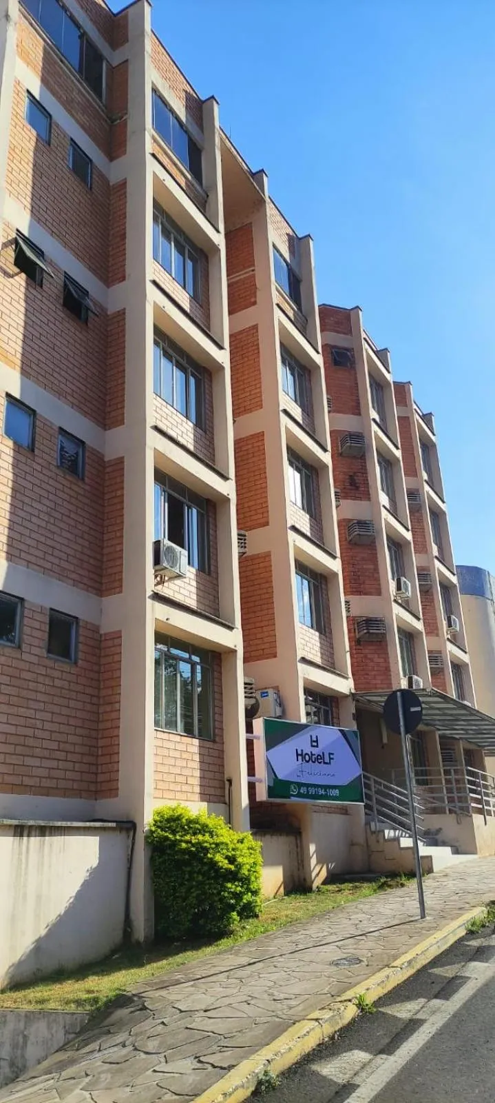 Facade/entrance in Hotel LF by Feliciano Joaçaba