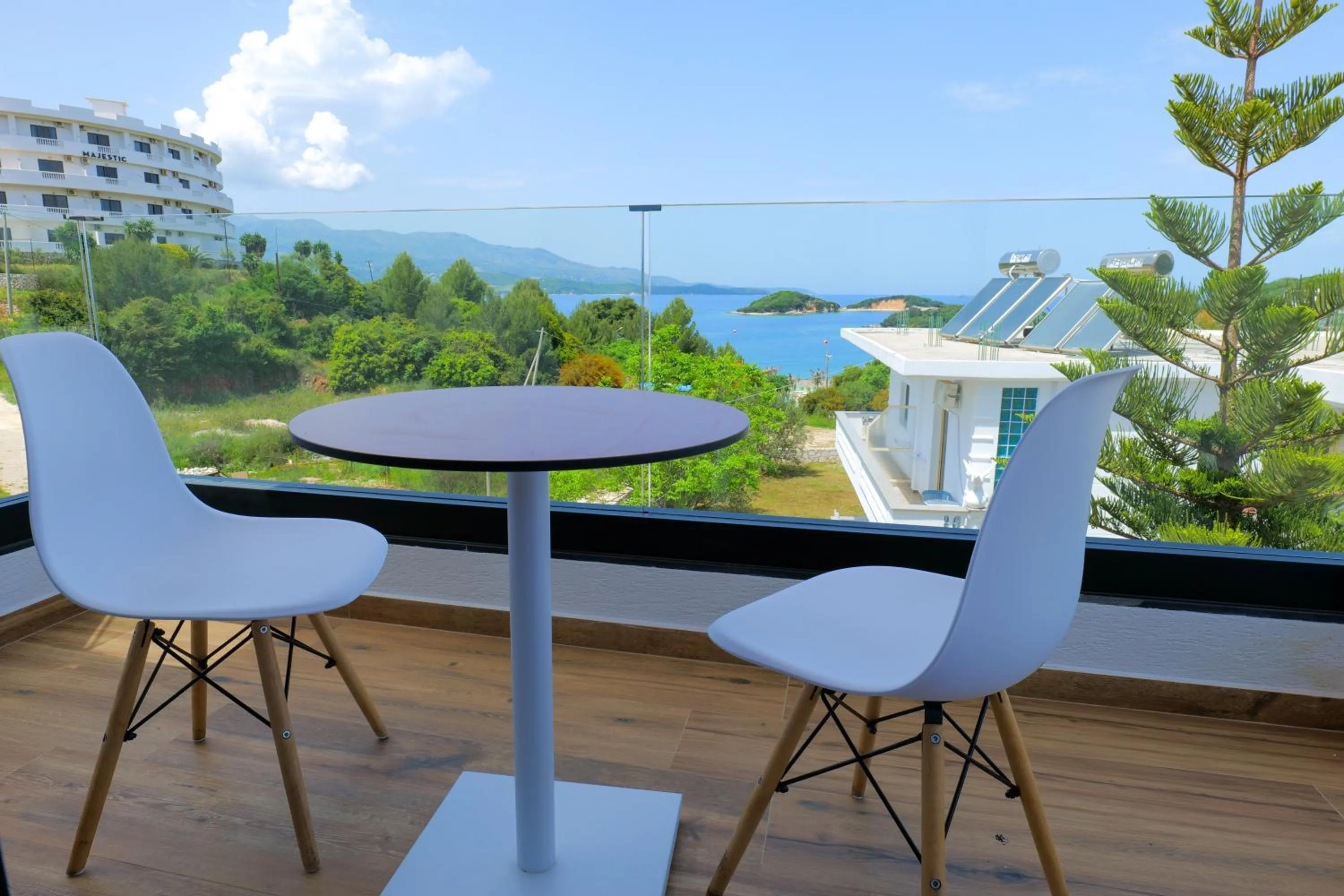 Balcony/Terrace in Bora Bora Hotel Ksamil