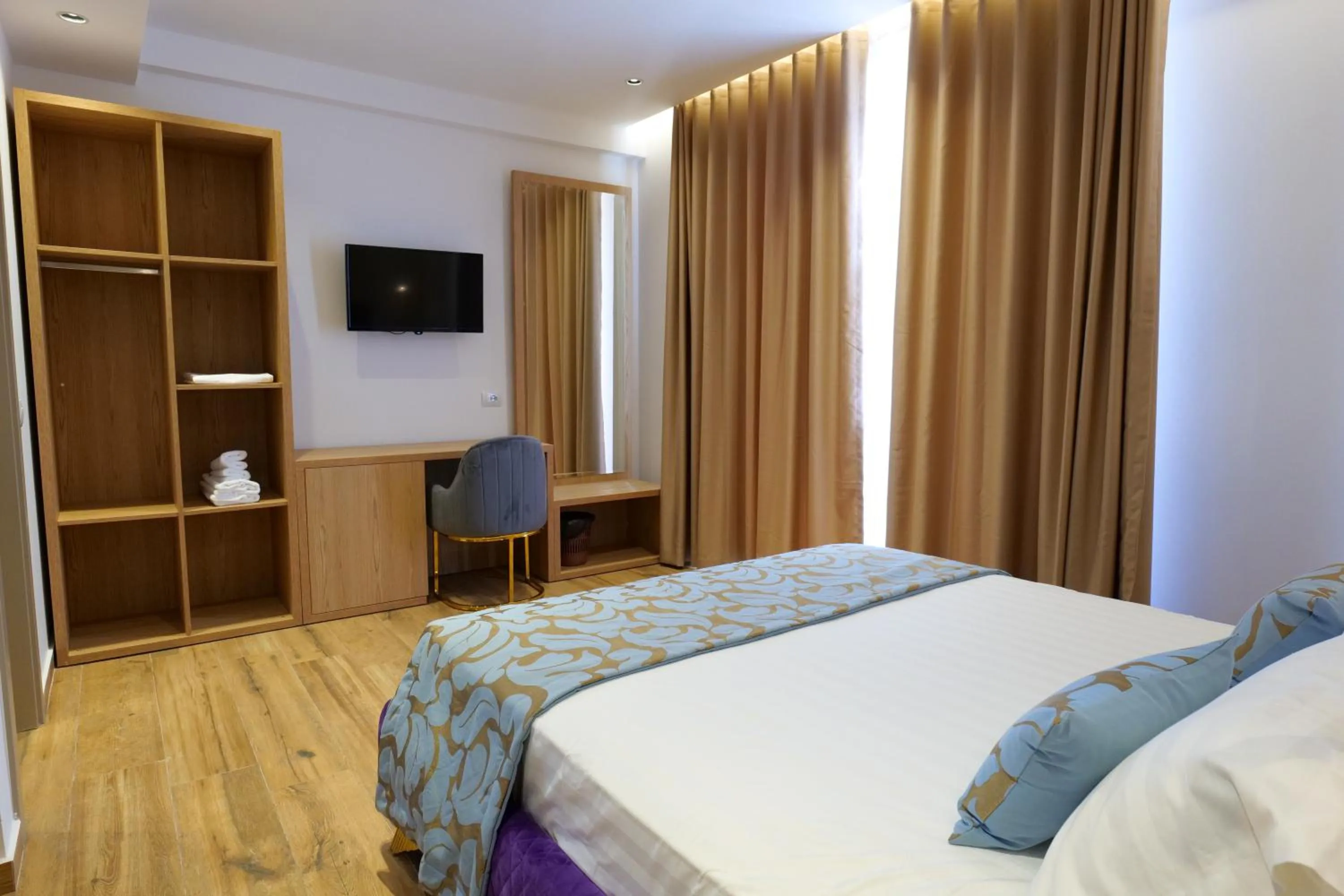 Bedroom, Bed in Bora Bora Hotel Ksamil