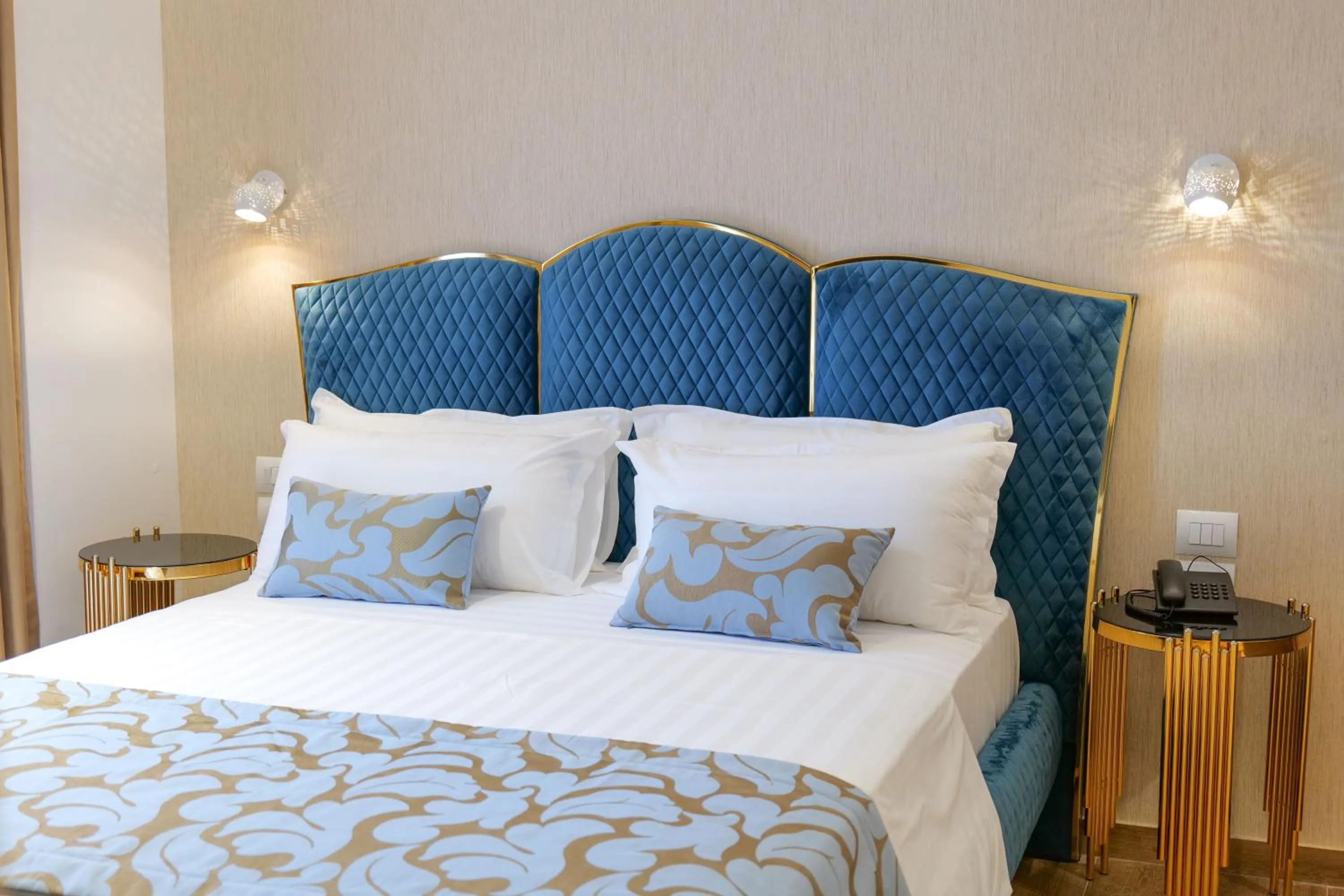 Bedroom, Bed in Bora Bora Hotel Ksamil