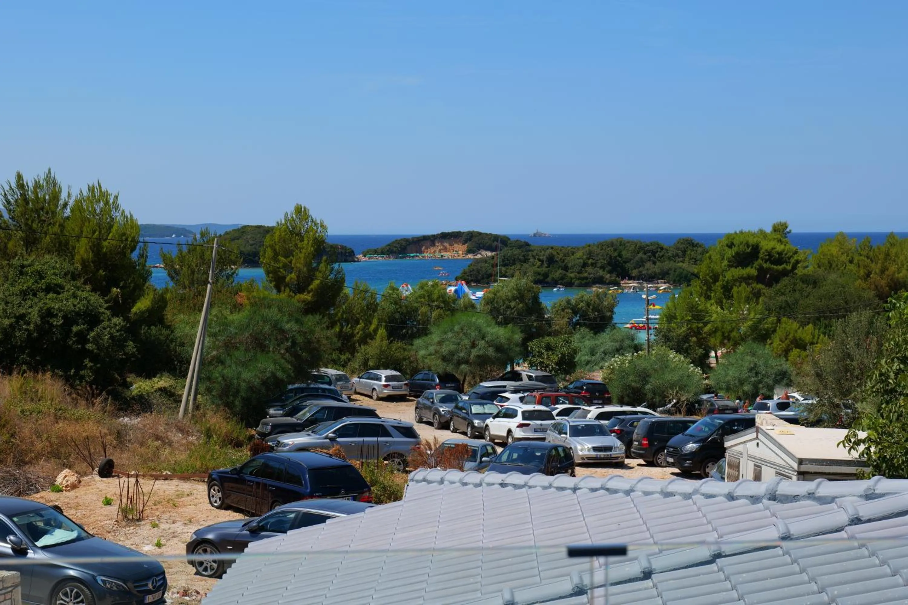 Sea view in Bora Bora Hotel Ksamil