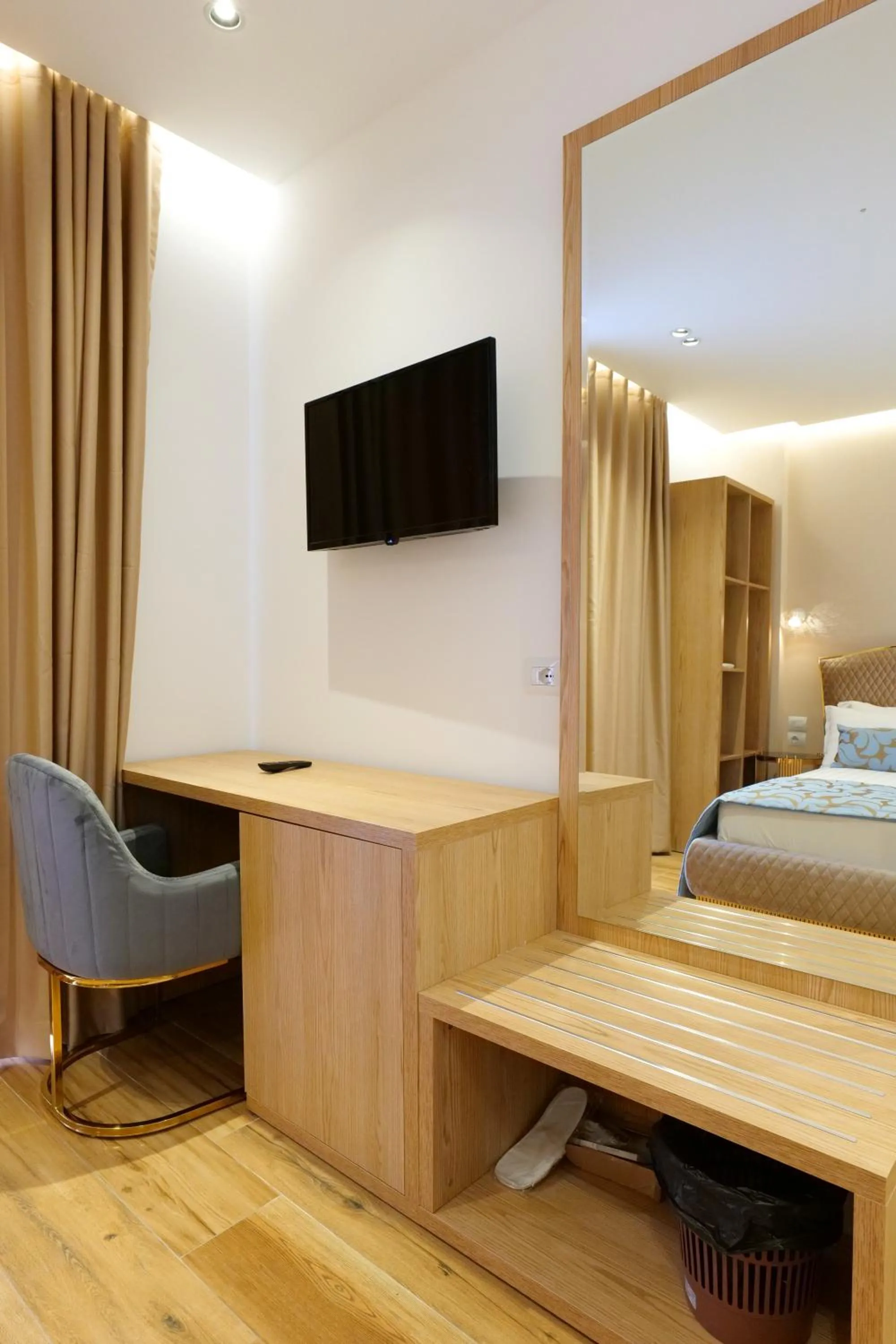 Bedroom, Bed in Bora Bora Hotel Ksamil