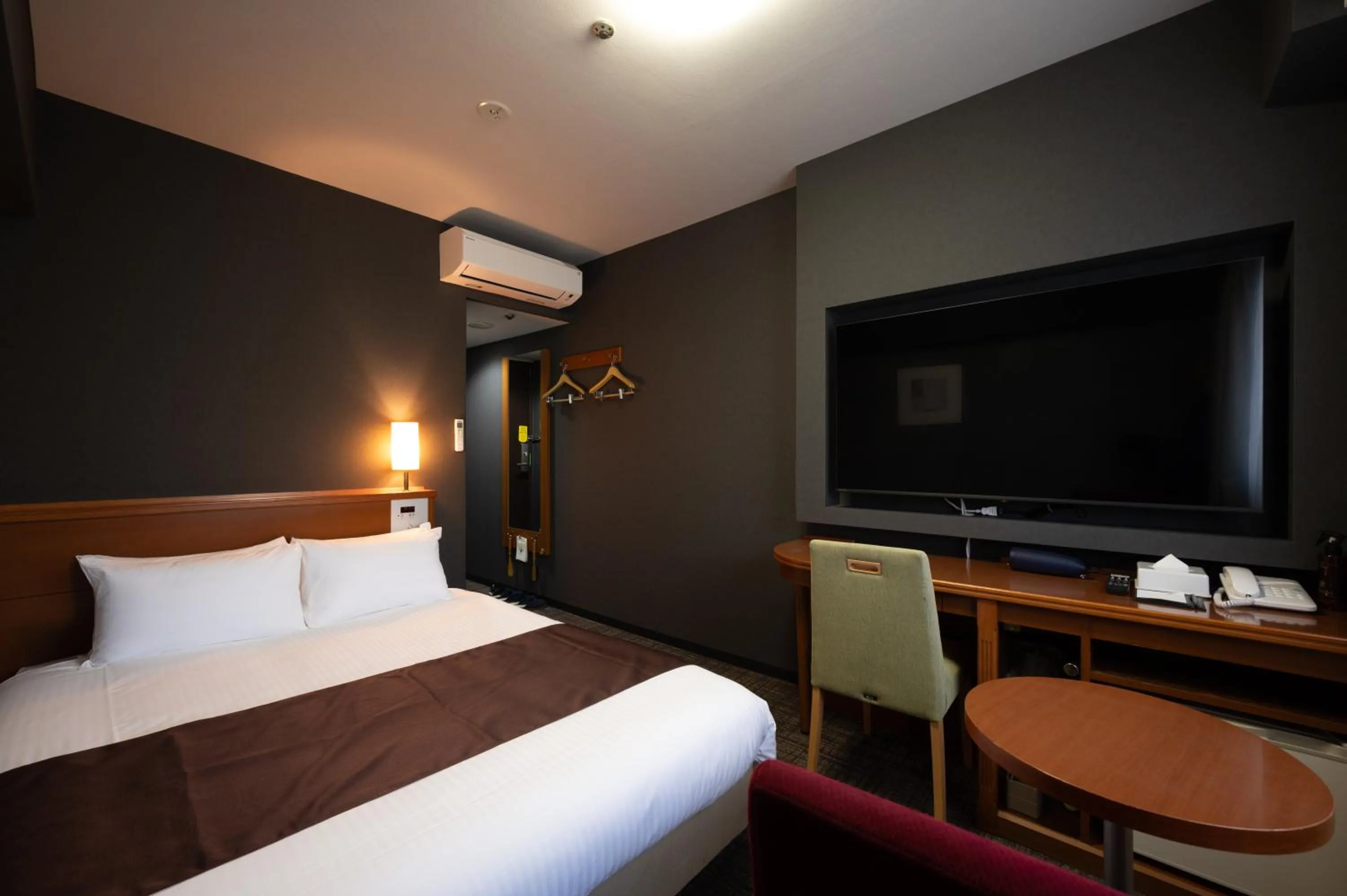 Photo of the whole room, Bed in HOTEL THE7 Kumamoto
