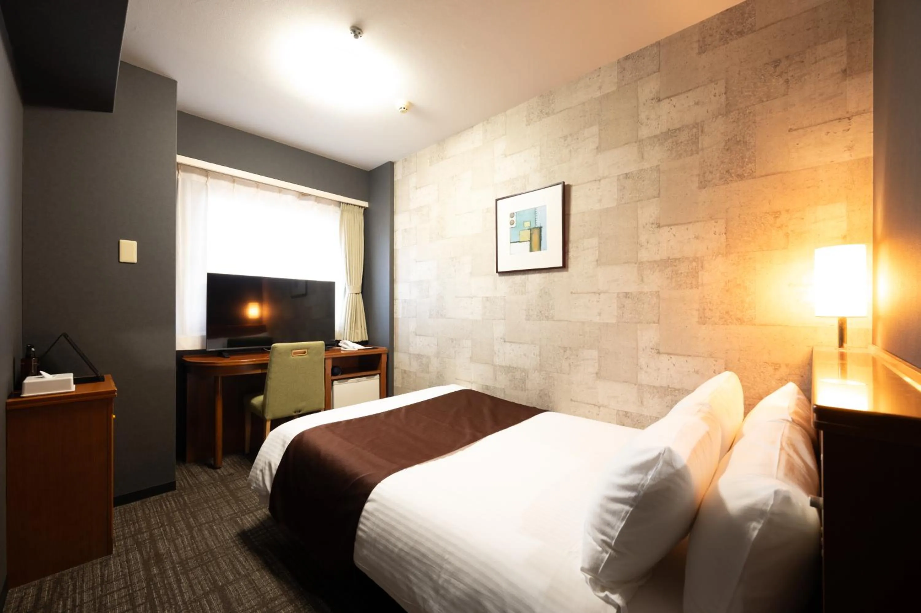 Bed in HOTEL THE7 Kumamoto