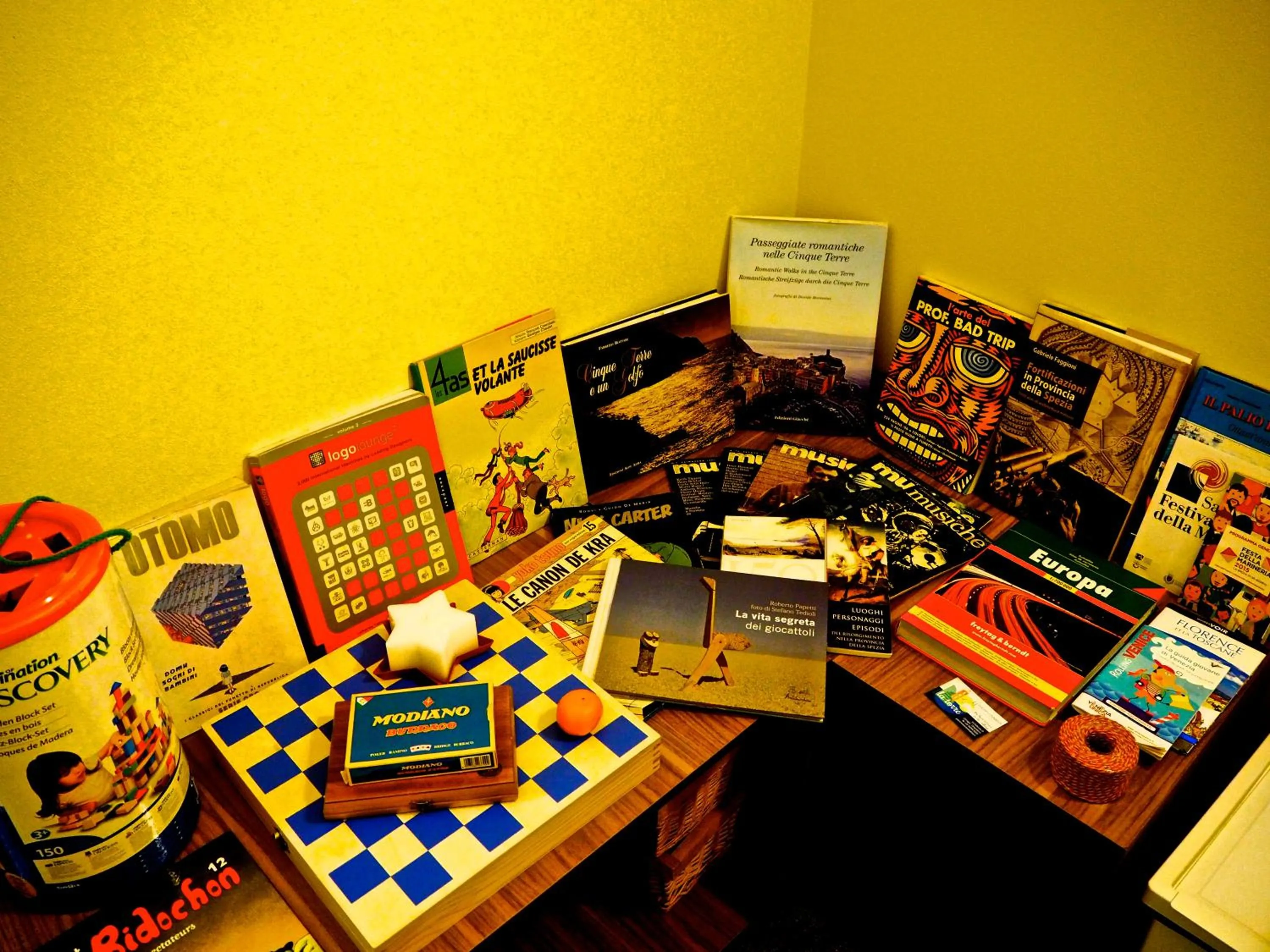 Library in B&B Cernaia 42