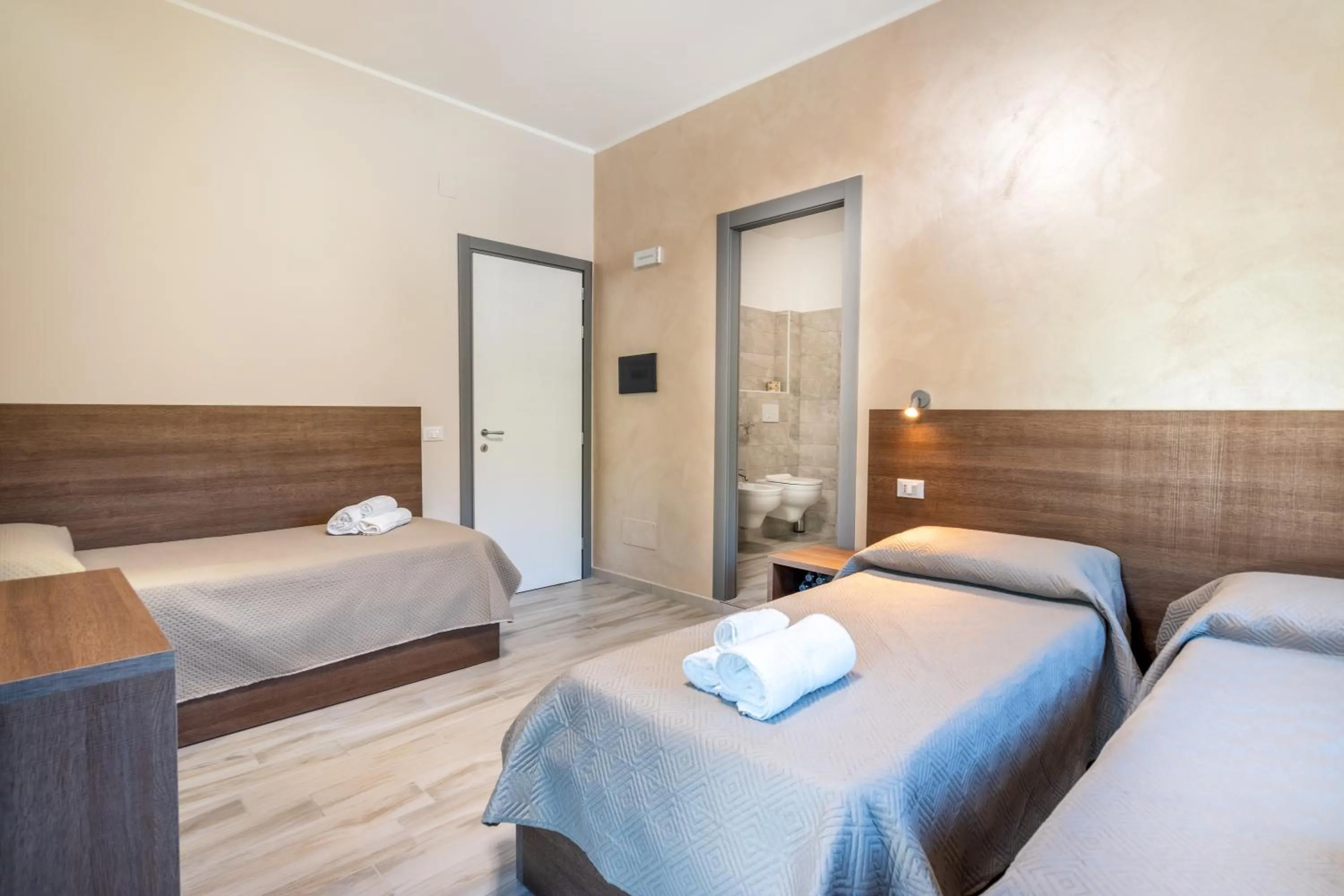 Bed in Hotel Ristorante La Mimosa