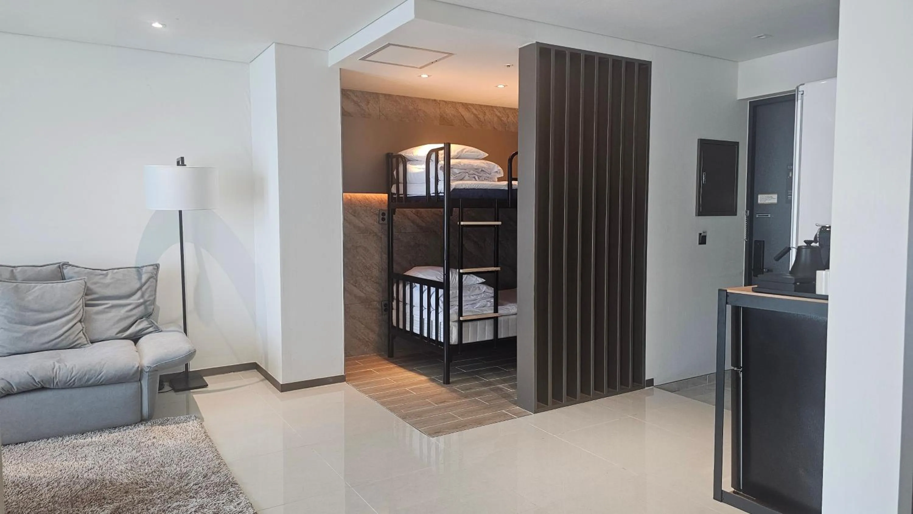 Decorative detail, Bed in Chestertons Gyeongju